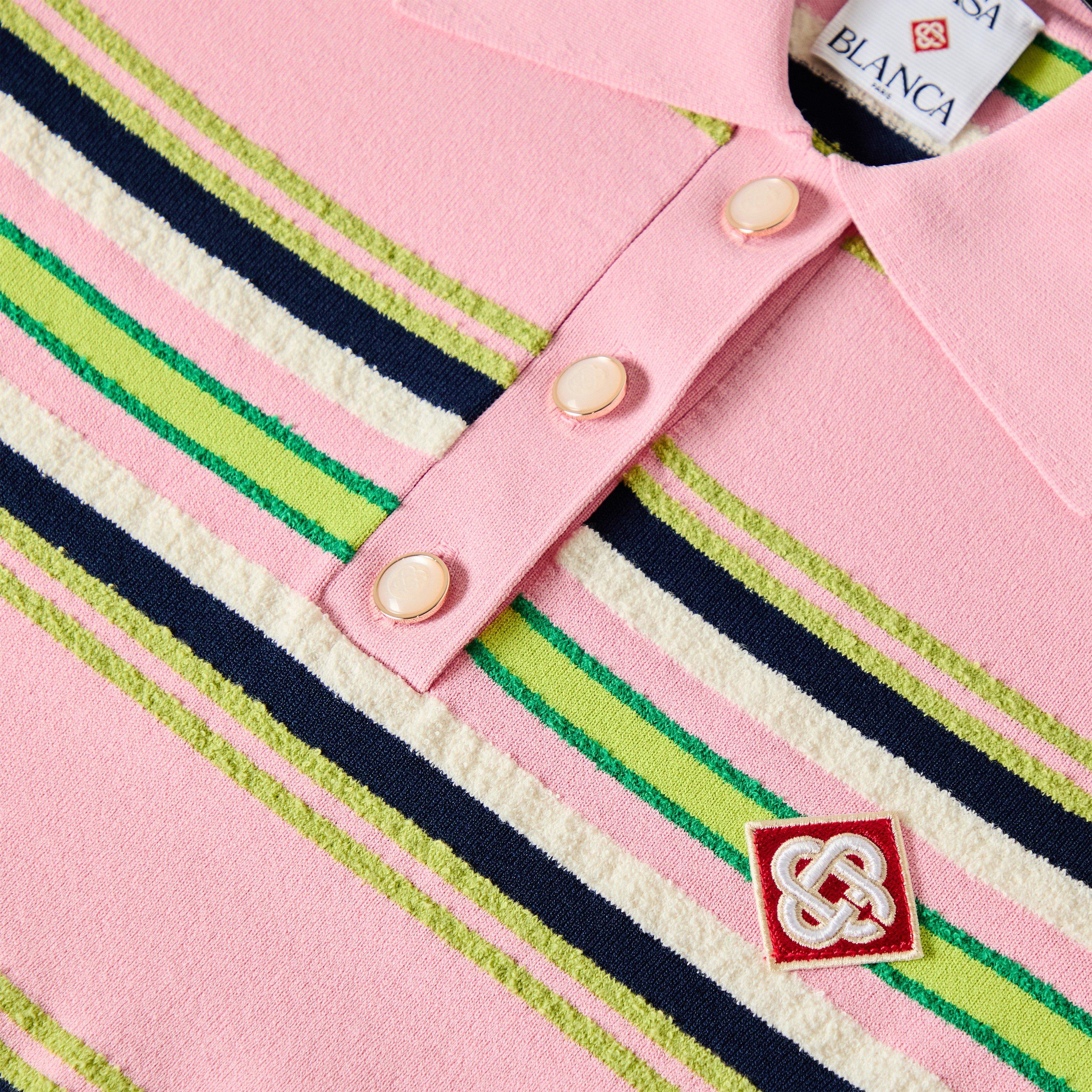 Pink - Casablanca - Women's Fitted Short Sleeve Polo Shirt - 3