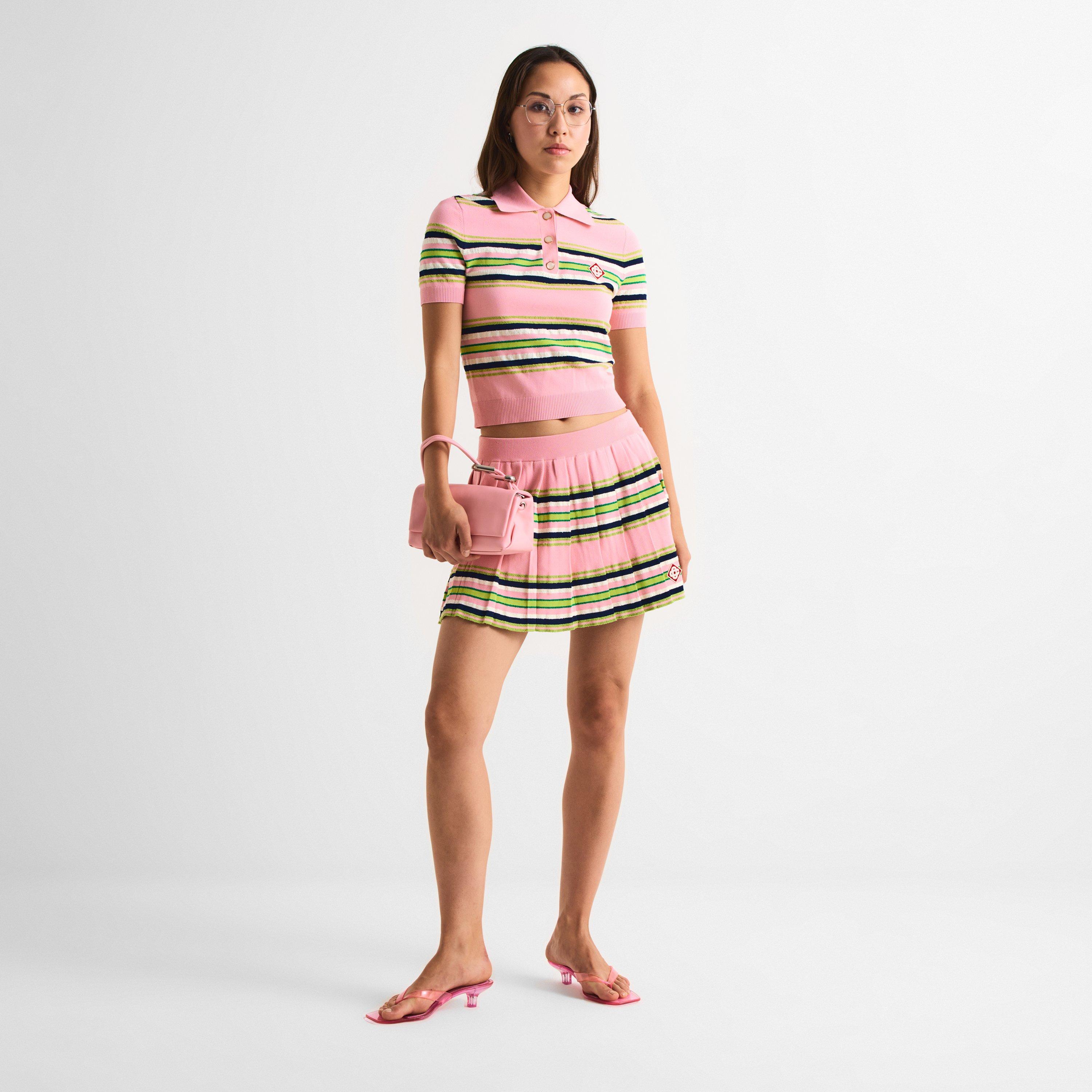 Pink - Casablanca - Women's Fitted Short Sleeve Polo Shirt - 6