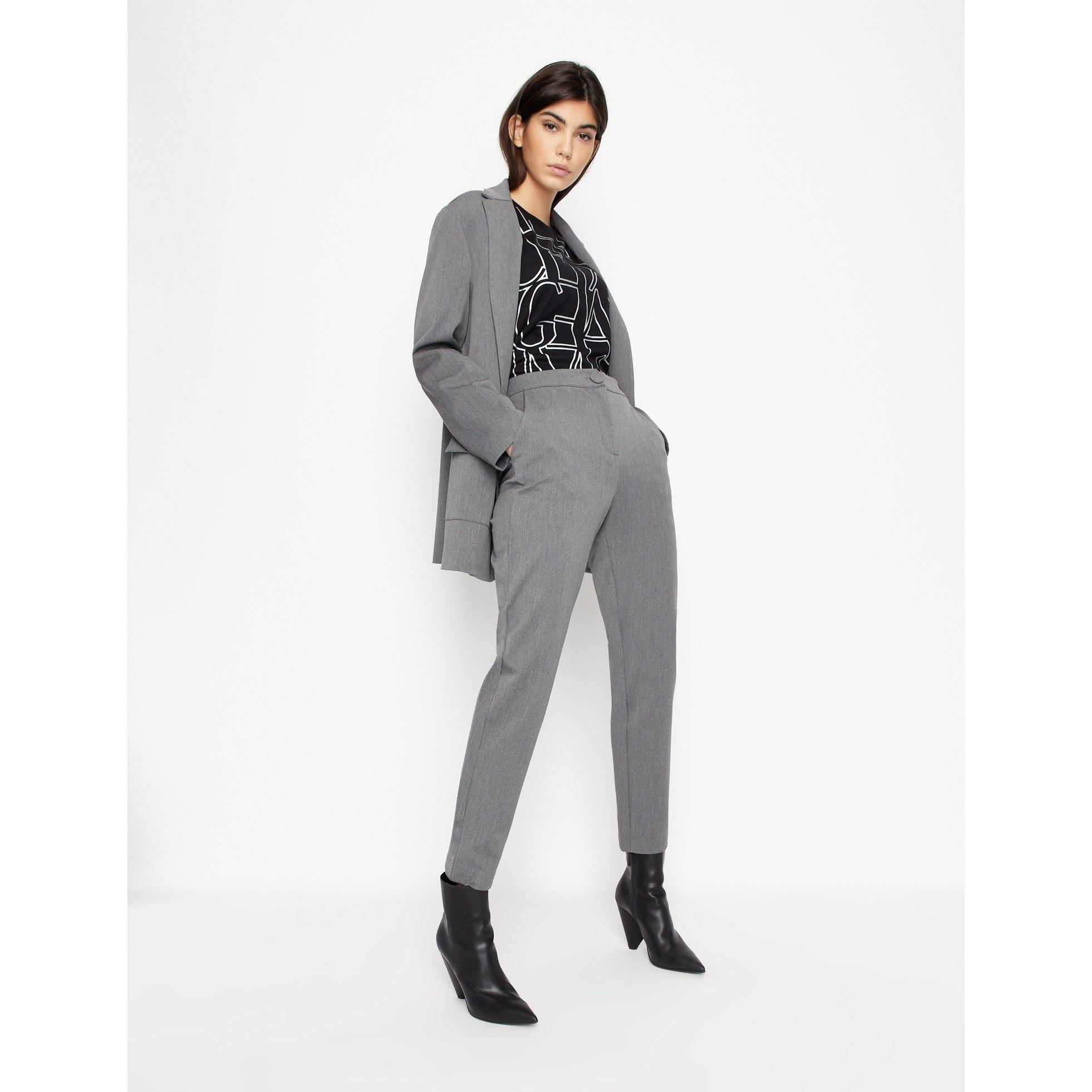 Tamno sivo - Armani Exchange - Women's Straight Leg Trouser - 3