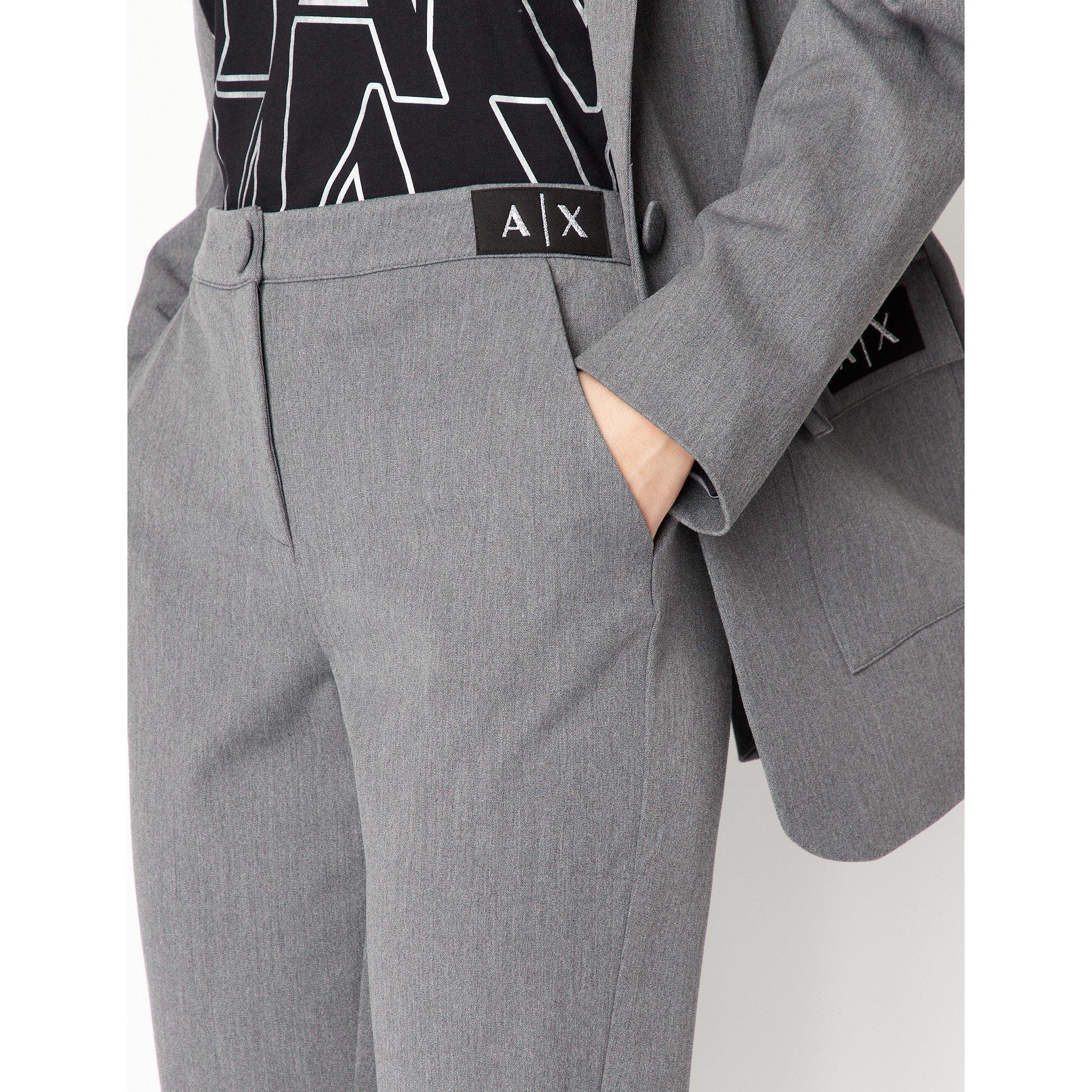 Tamno sivo - Armani Exchange - Women's Straight Leg Trouser - 4