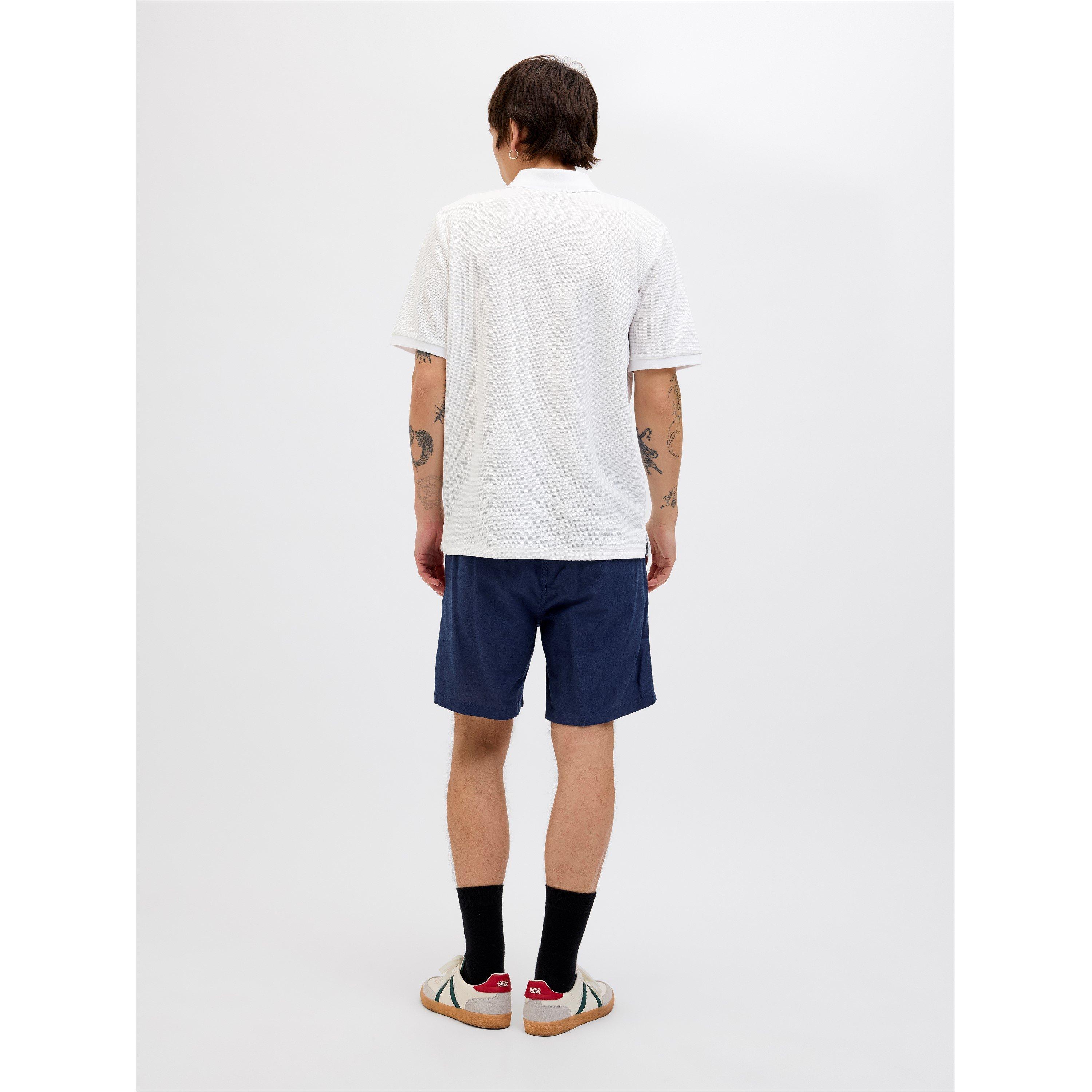 White Classic - Jack and Jones - Austin Zip Polo Mens - 4