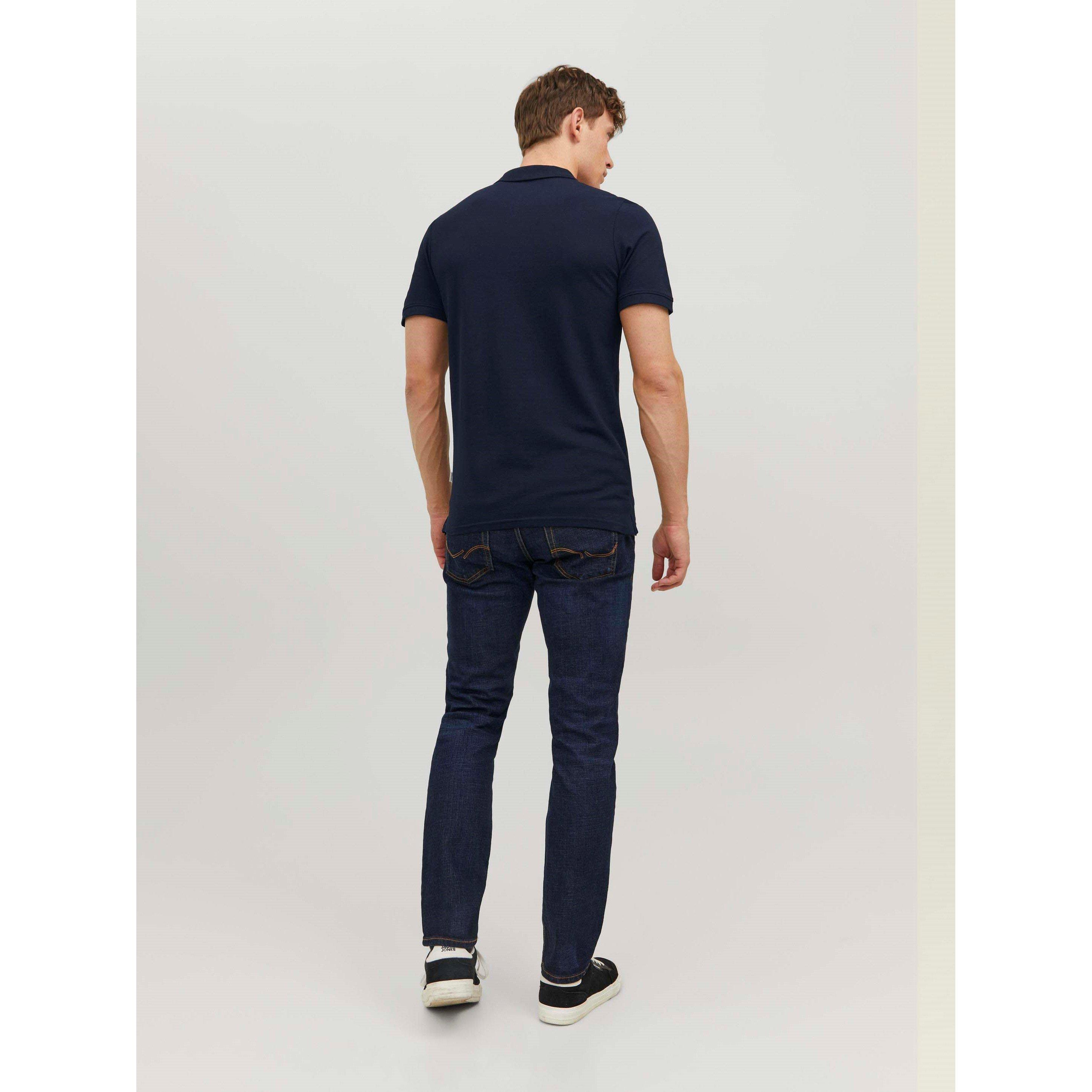 Navy Blazer - Jack and Jones - Basic Short Sleeve Polo Mens - 4