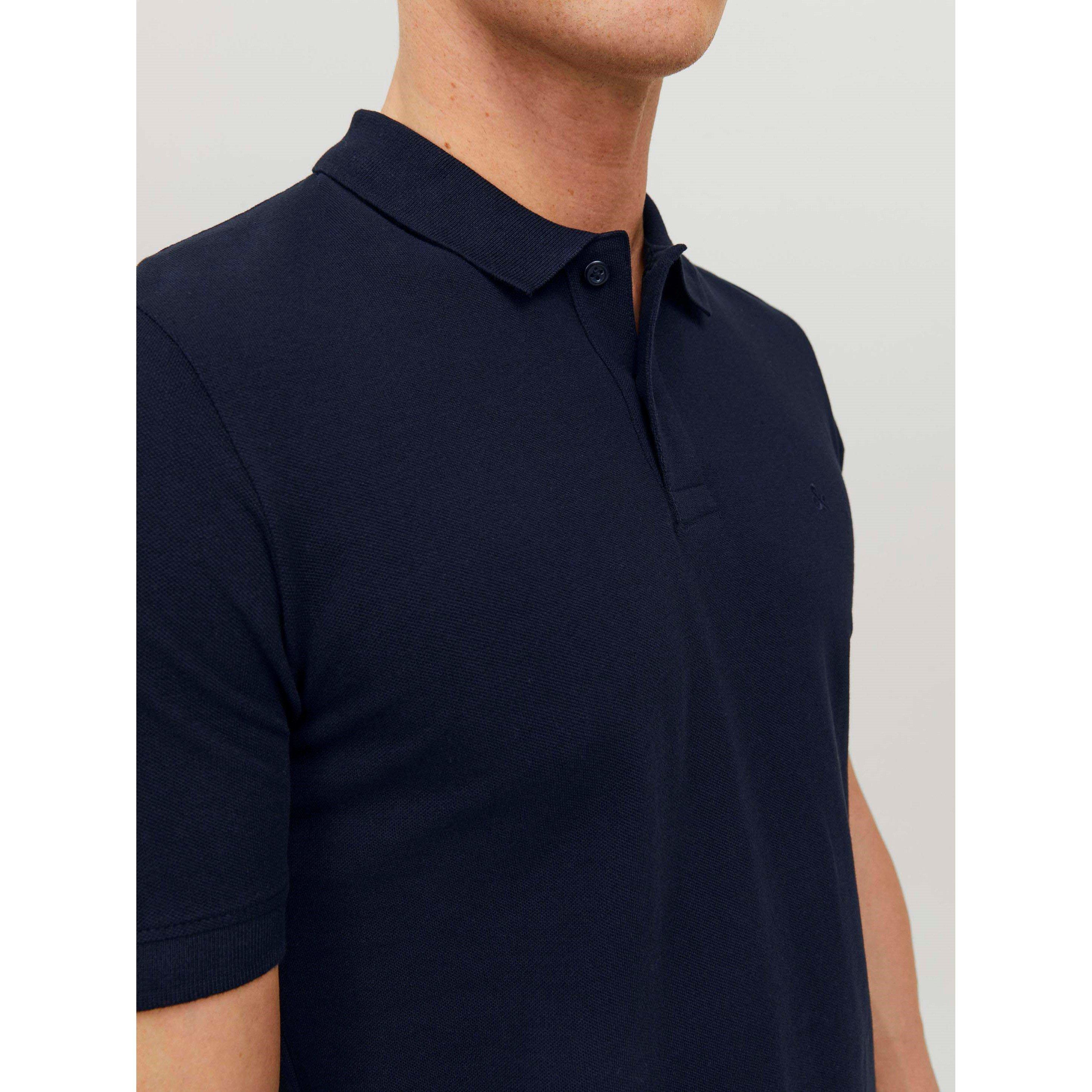 Navy Blazer - Jack and Jones - Basic Short Sleeve Polo Mens - 6