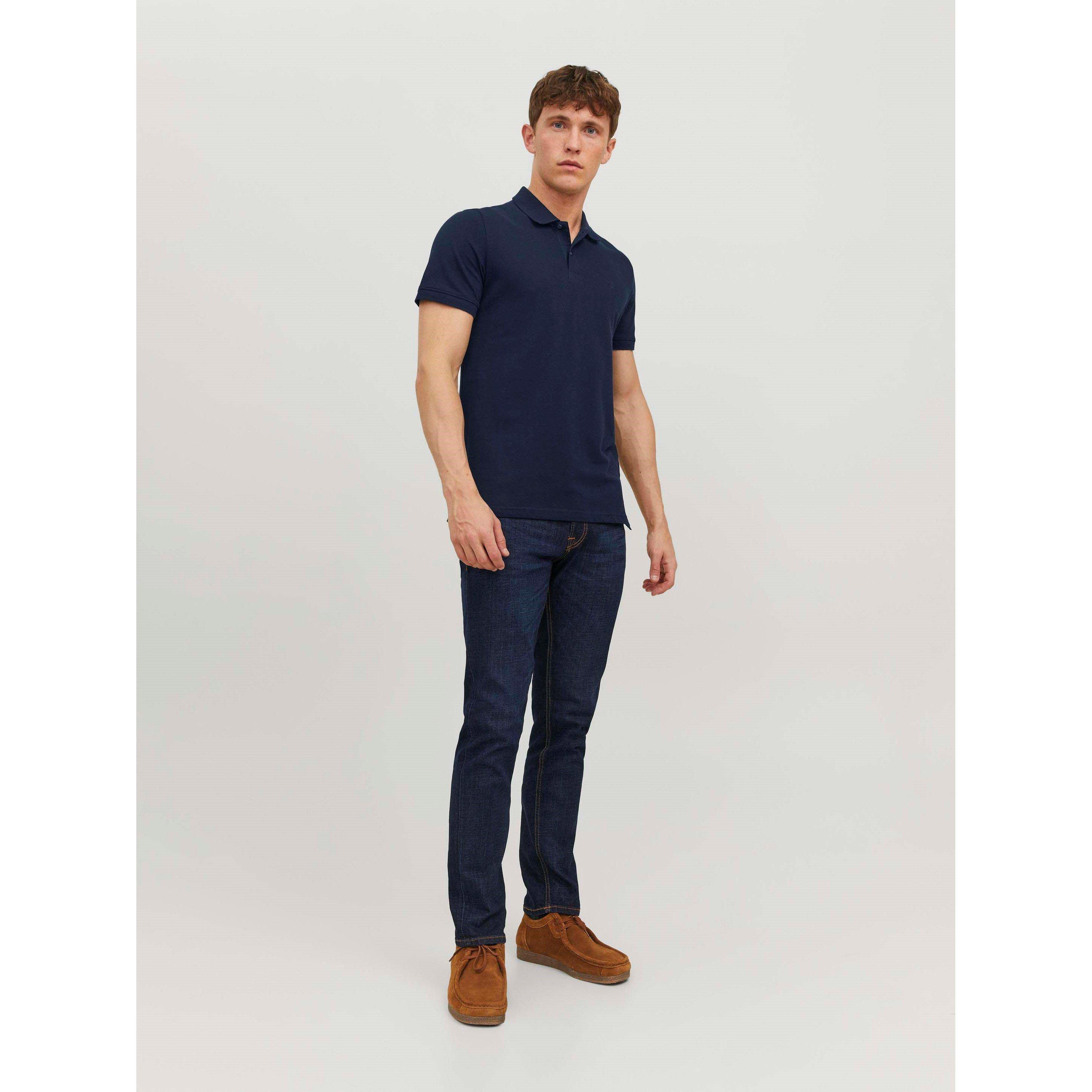 Navy Blazer - Jack and Jones - Basic Short Sleeve Polo Mens - 8