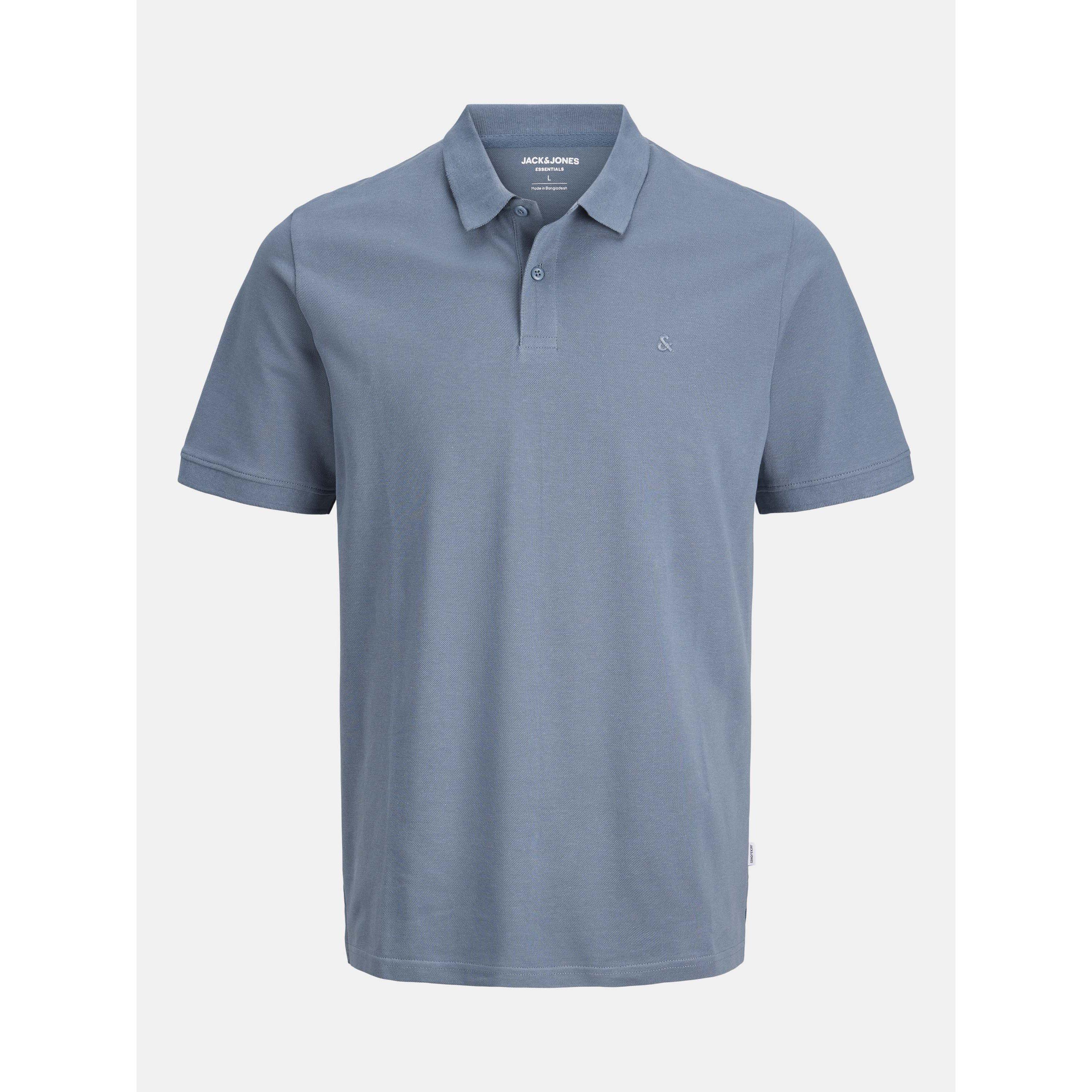 Jack And Jones Men's Short Sleeve Polo Shirt - Blue Mirage V - M