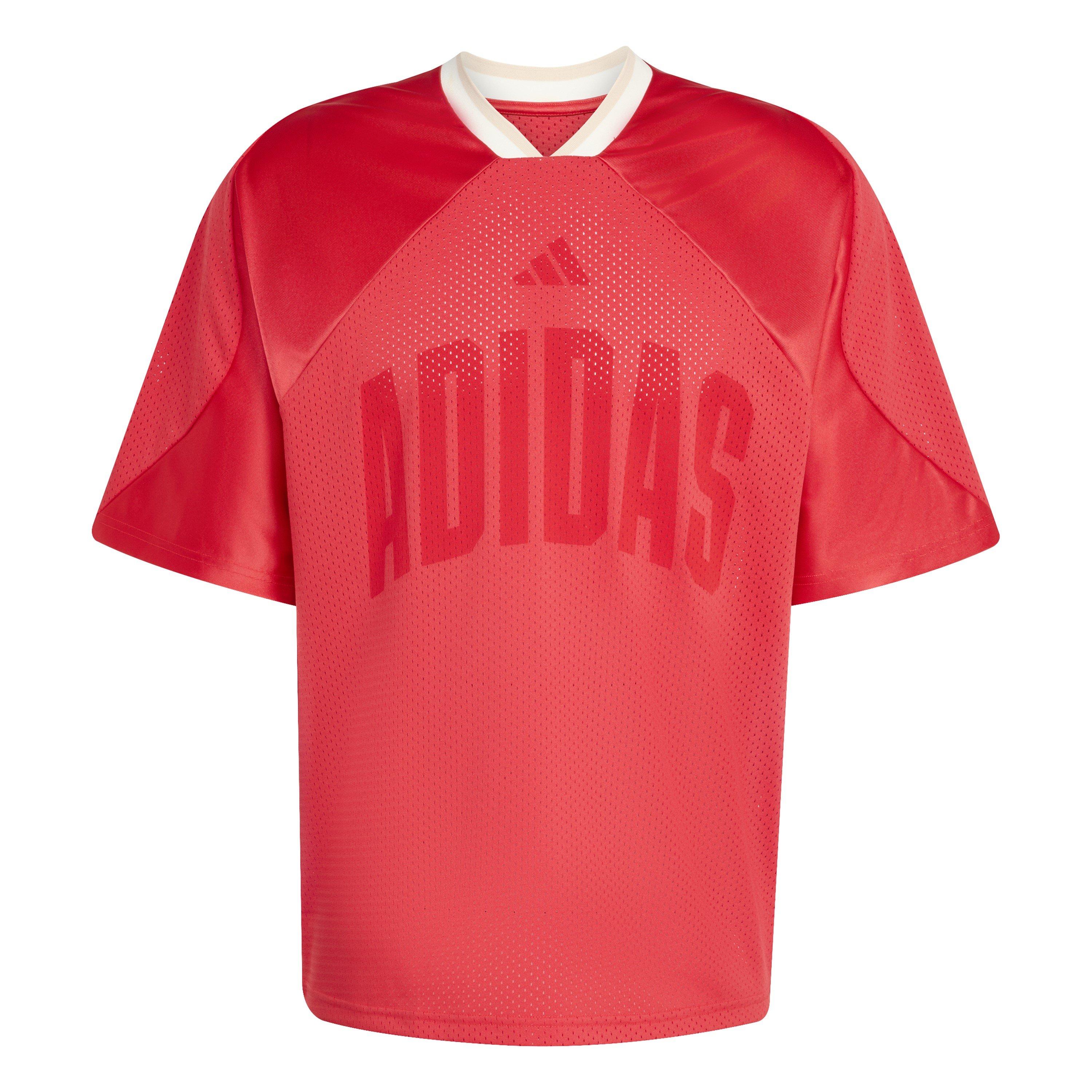 Ruby/Wht/Linen - adidas - Stadium Jacquard Mens Polo Shirt - 1