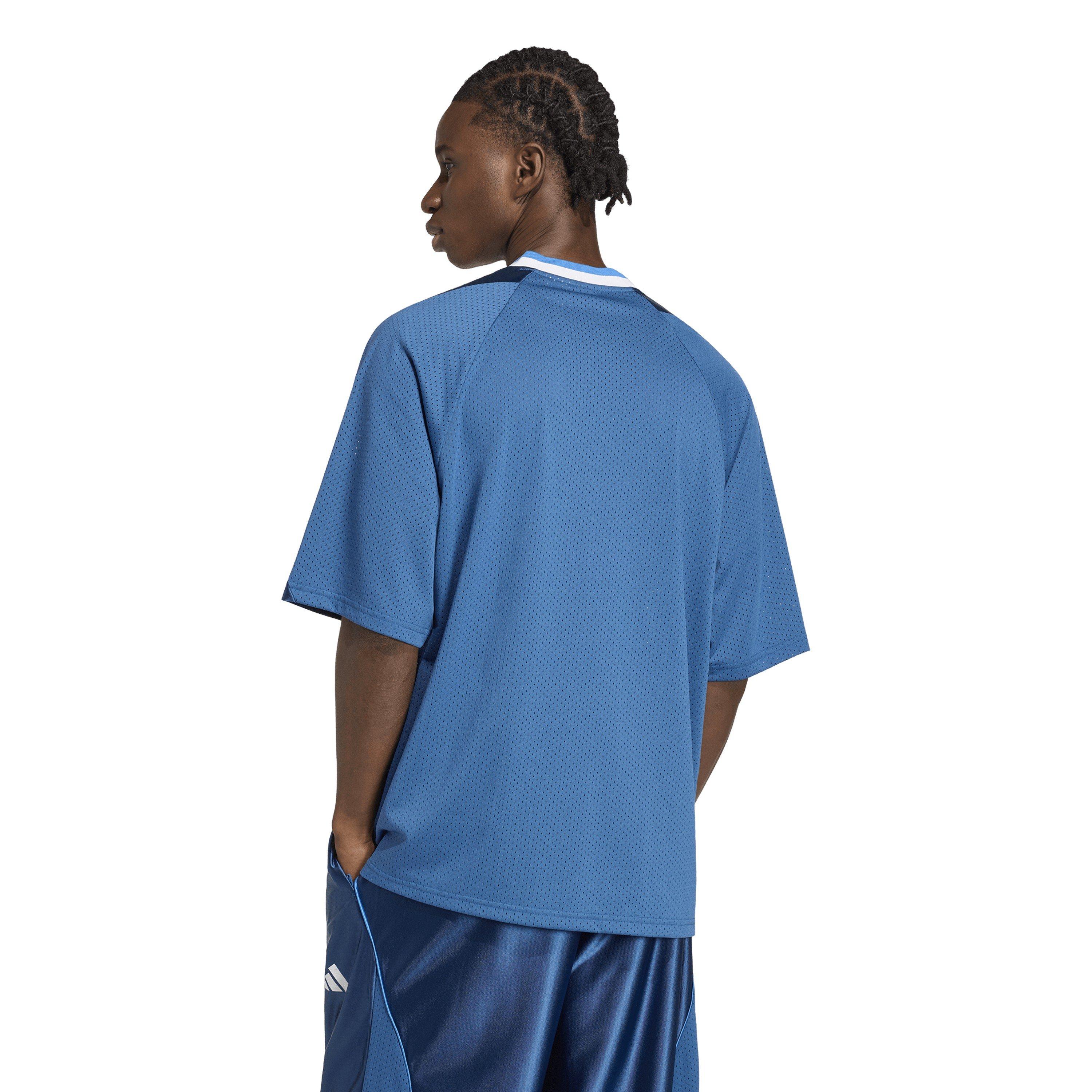 Dusk Petrol/Wht - adidas - Stadium Jacquard Mens Polo Shirt - 3