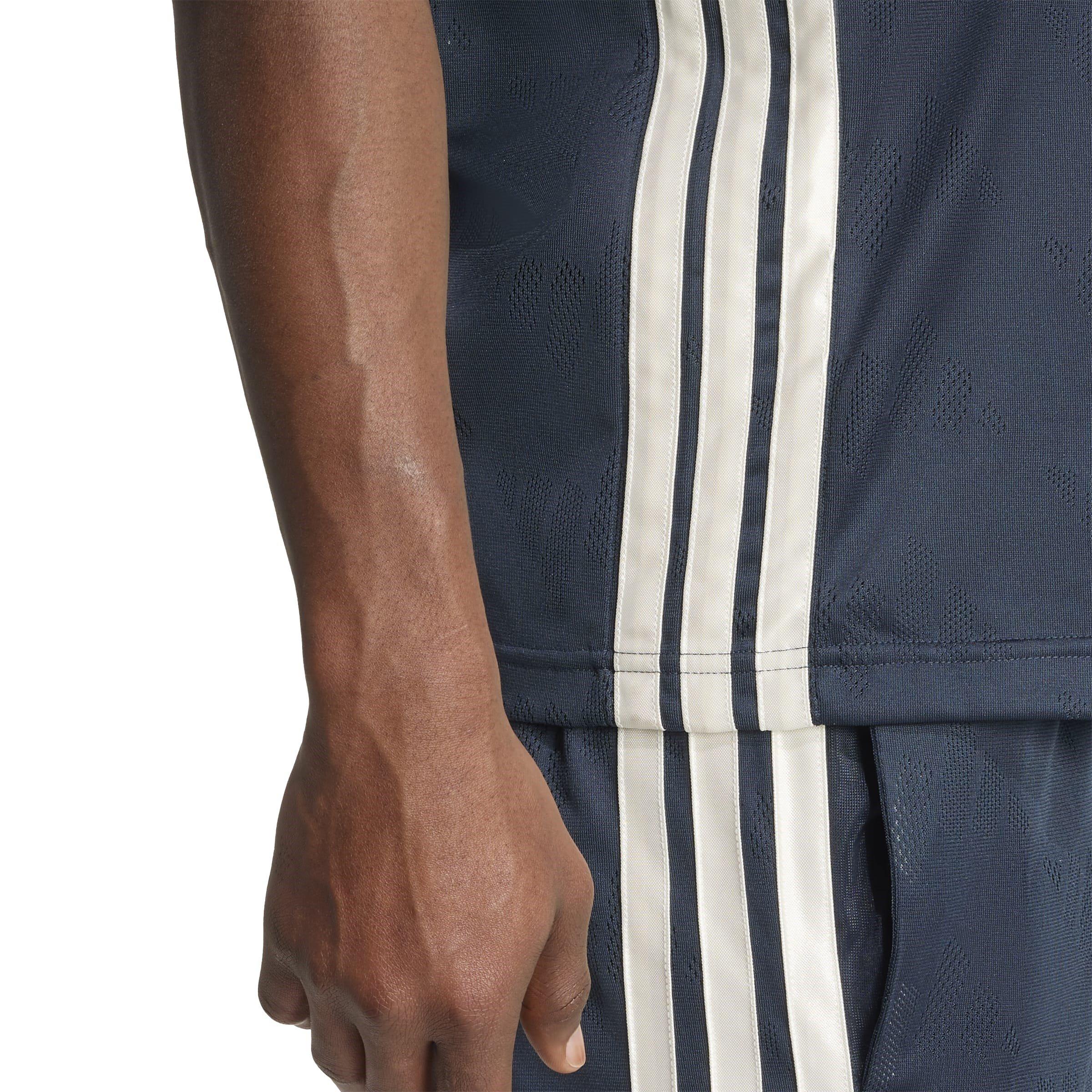 Aur.Ink/OffWht - adidas - Stadium Jacquard Mens Polo Shirt - 5