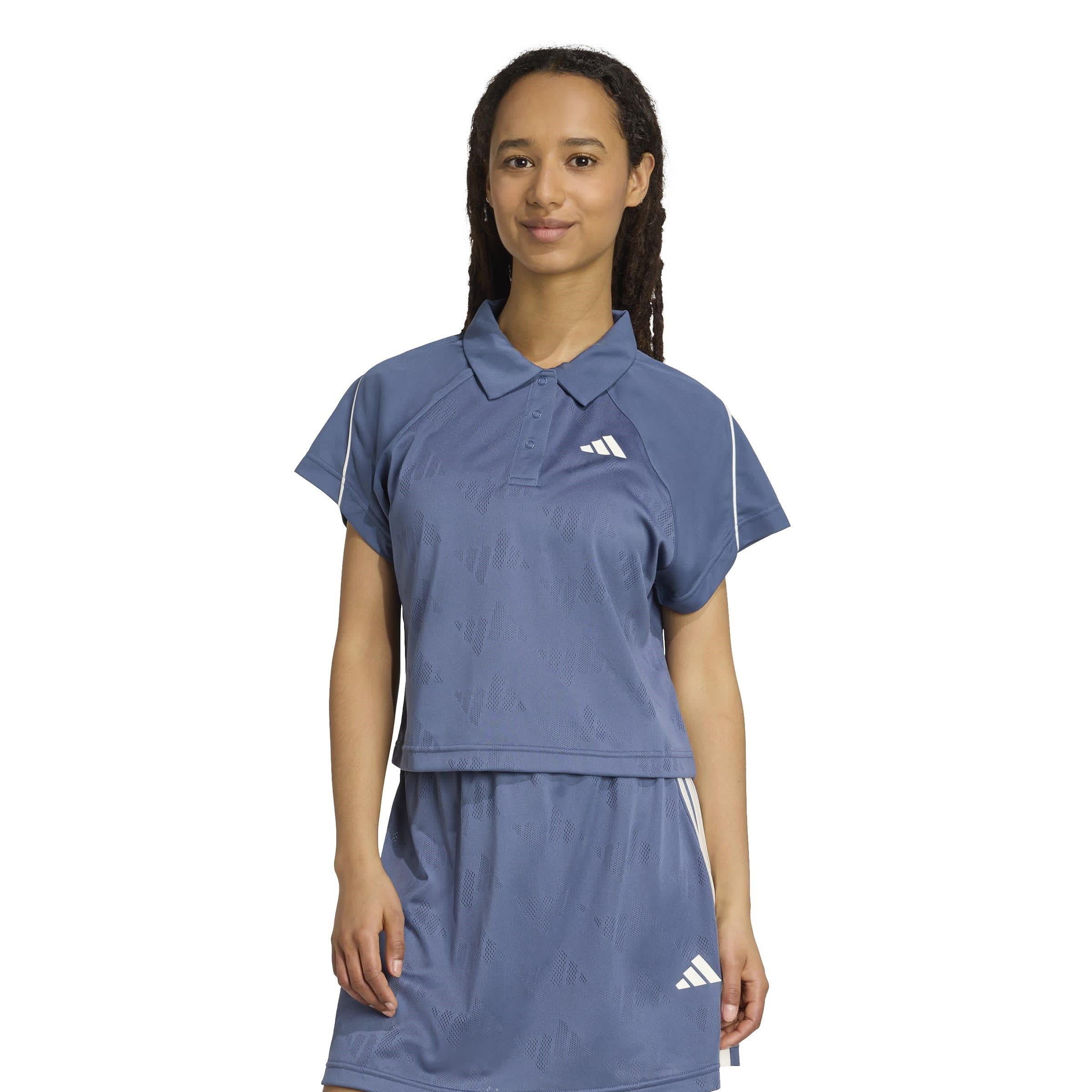 PrelovedInk/Wht - adidas - Short-Sleeve Polo Shirt - 2