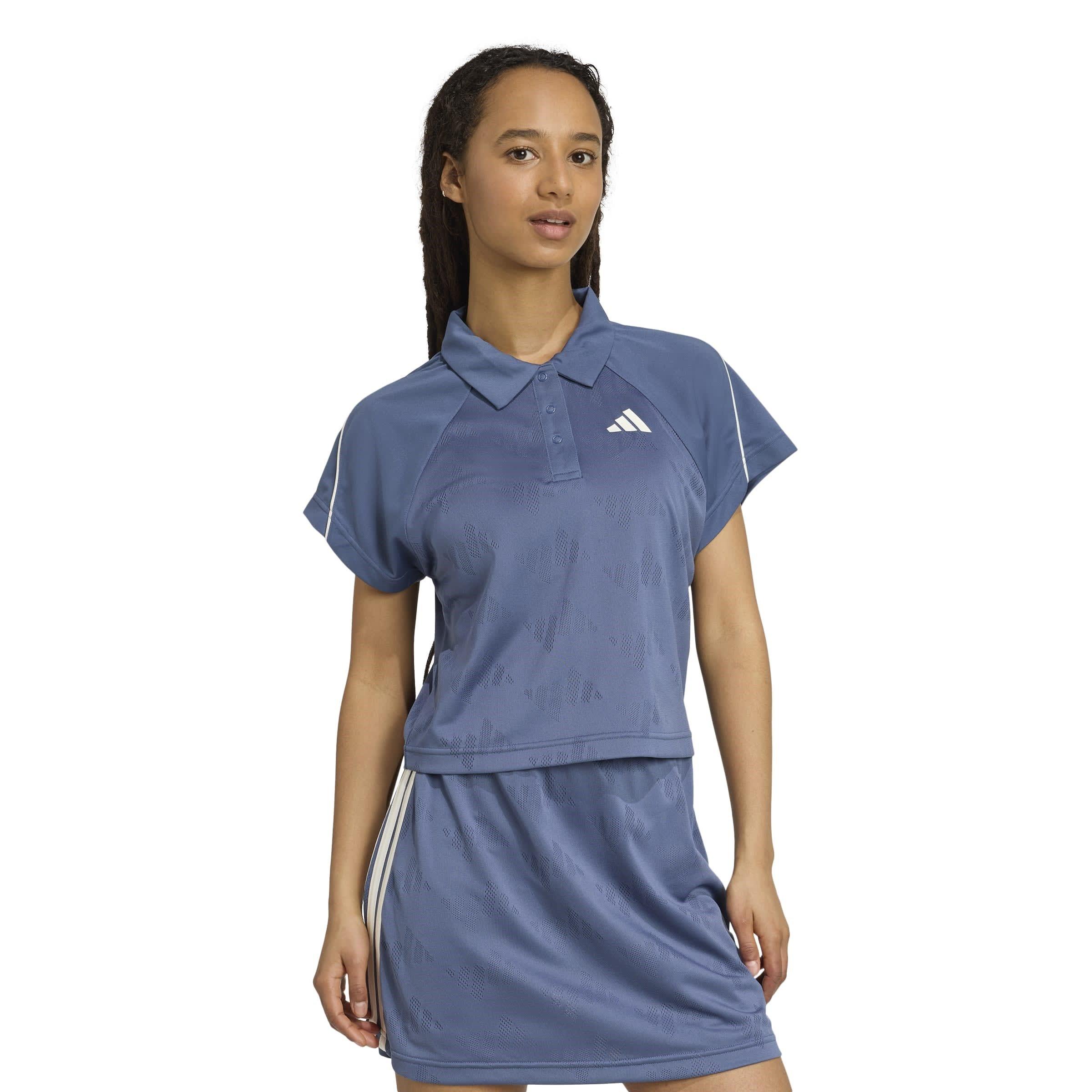 PrelovedInk/Wht - adidas - Short-Sleeve Polo Shirt - 6