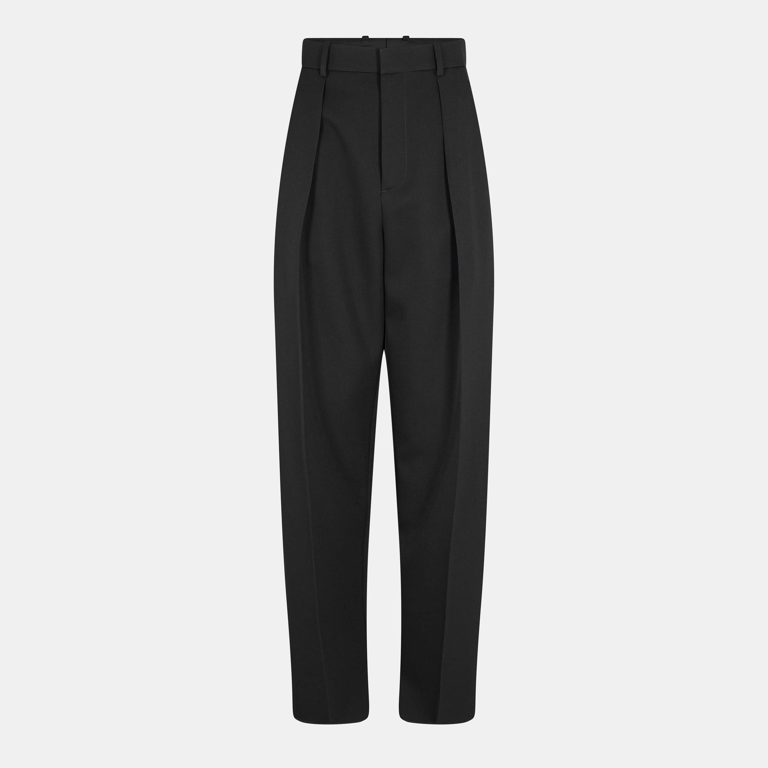 Bottega Veneta Wool Trousers - Black - Size 8 (40)