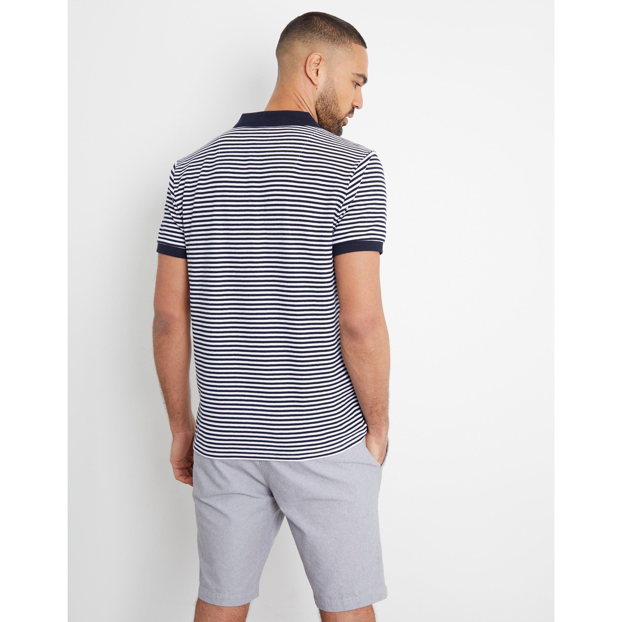 Lyle Q Zip Pulover Sn99 - Threadbare - Domino Short-Sleeve Polo Shirt - 3