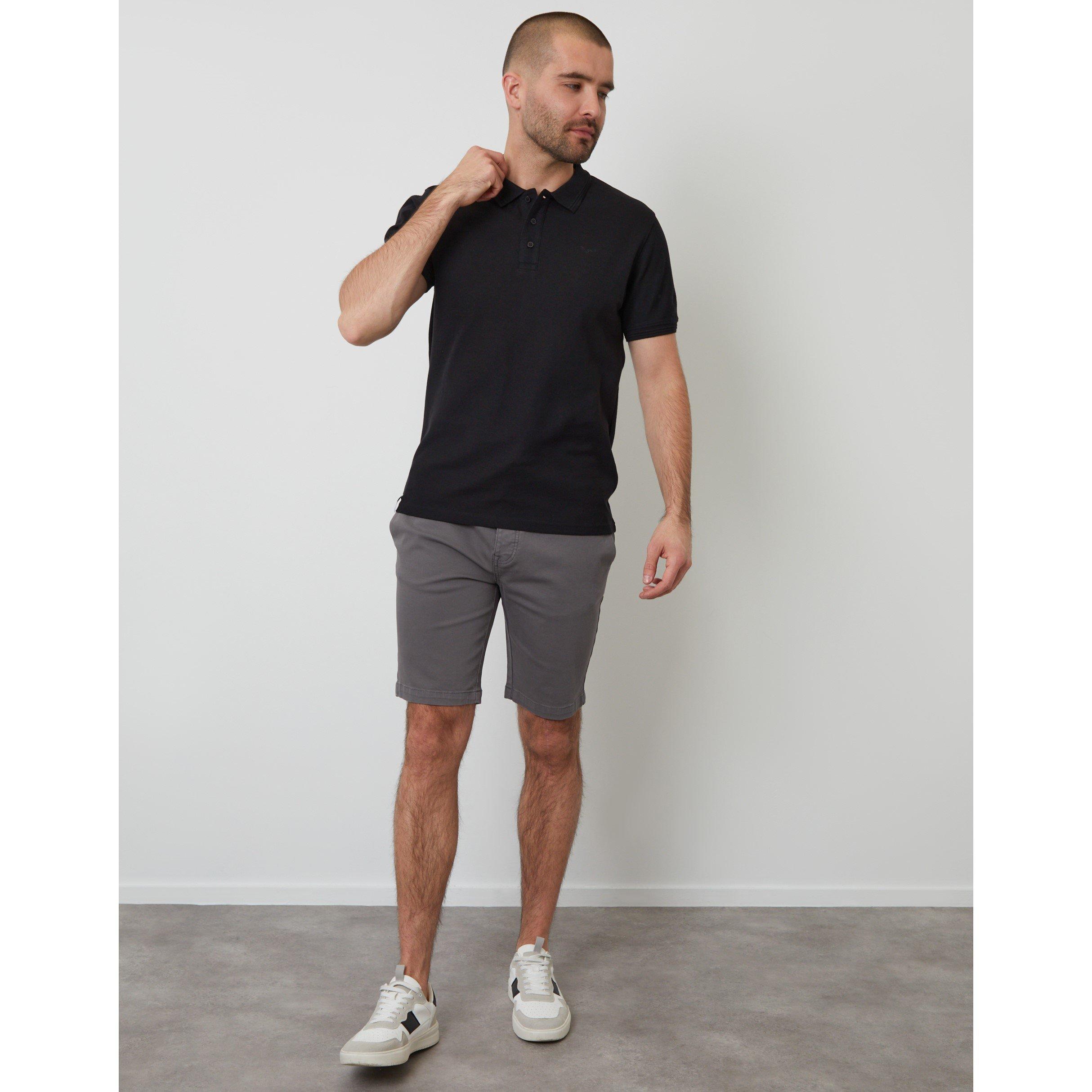 Zwart - Threadbare - TB Malbork Short-Sleeve Polo Shirt - 2