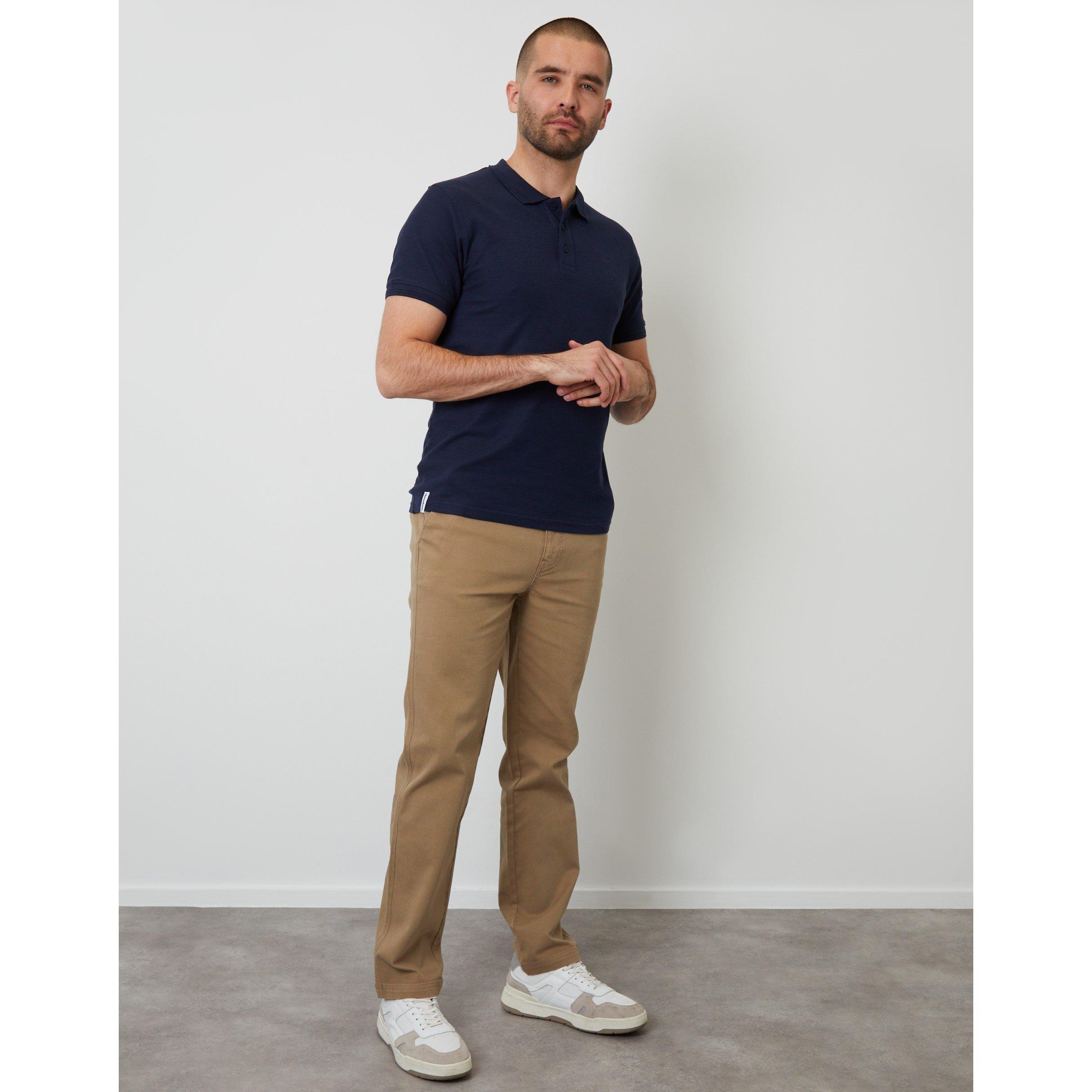 Navy - Threadbare - Men's TB Malbork Short-Sleeve Polo Shirt - 2