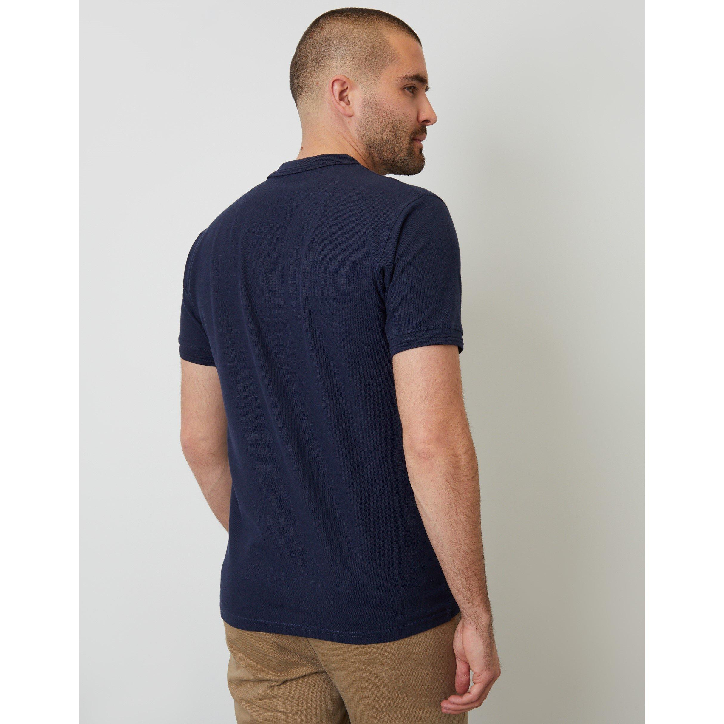 Navy - Threadbare - Men's TB Malbork Short-Sleeve Polo Shirt - 3