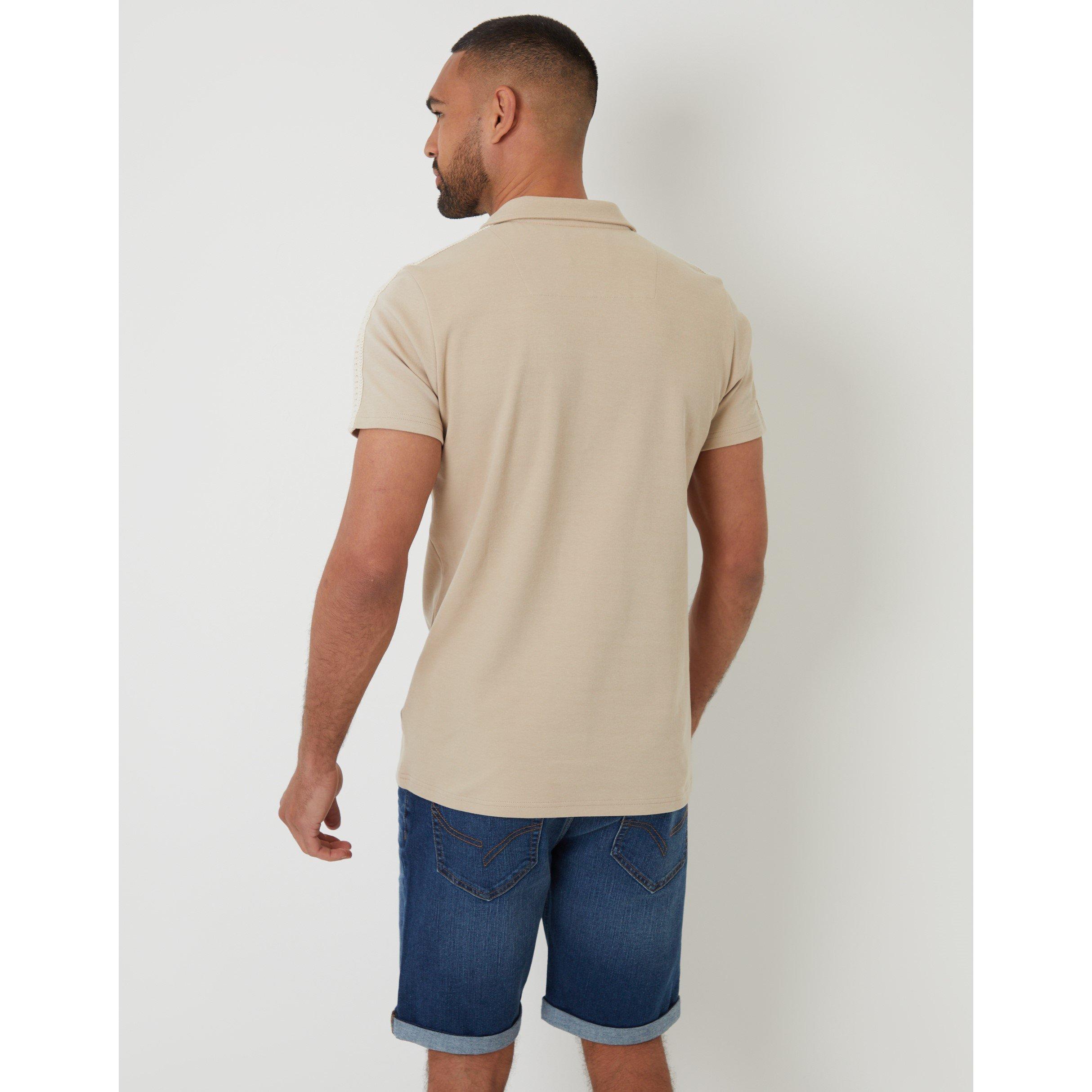  Stone - Threadbare - Men's Kirkby Short-Sleeve Polo Shirt - 3