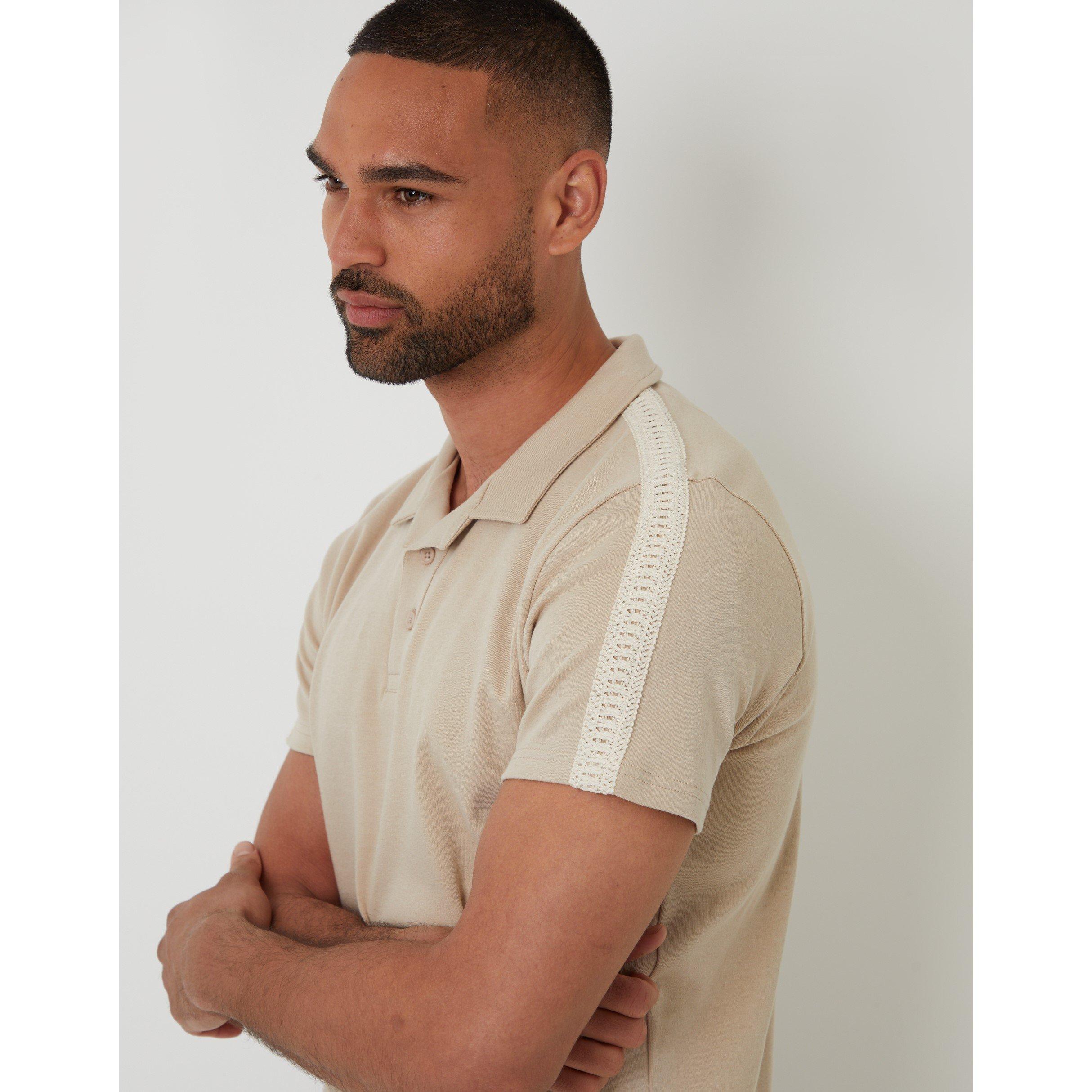  Stone - Threadbare - Men's Kirkby Short-Sleeve Polo Shirt - 4