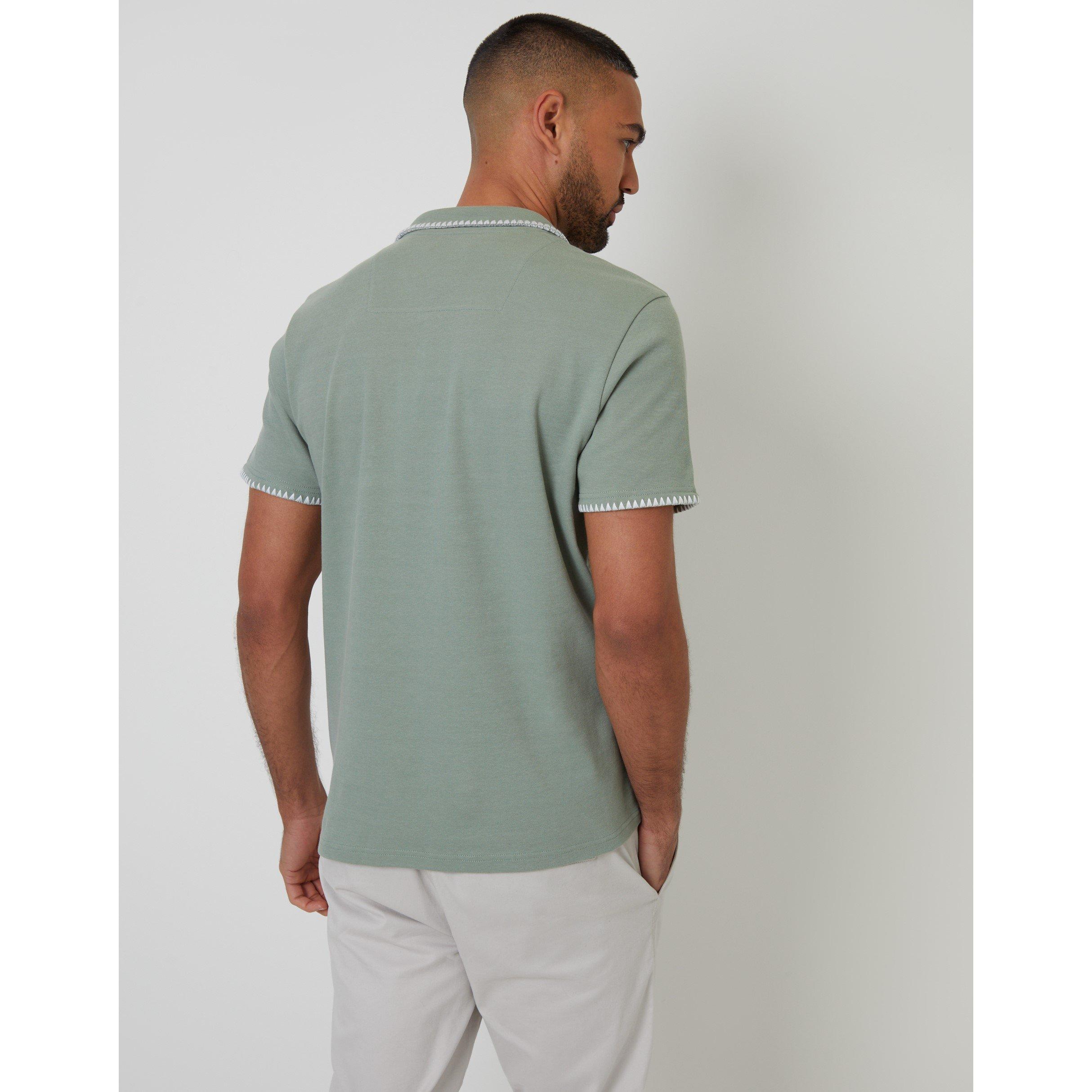  Sage - Threadbare - Men's Arnwick Short-Sleeve Polo Shirt - 3