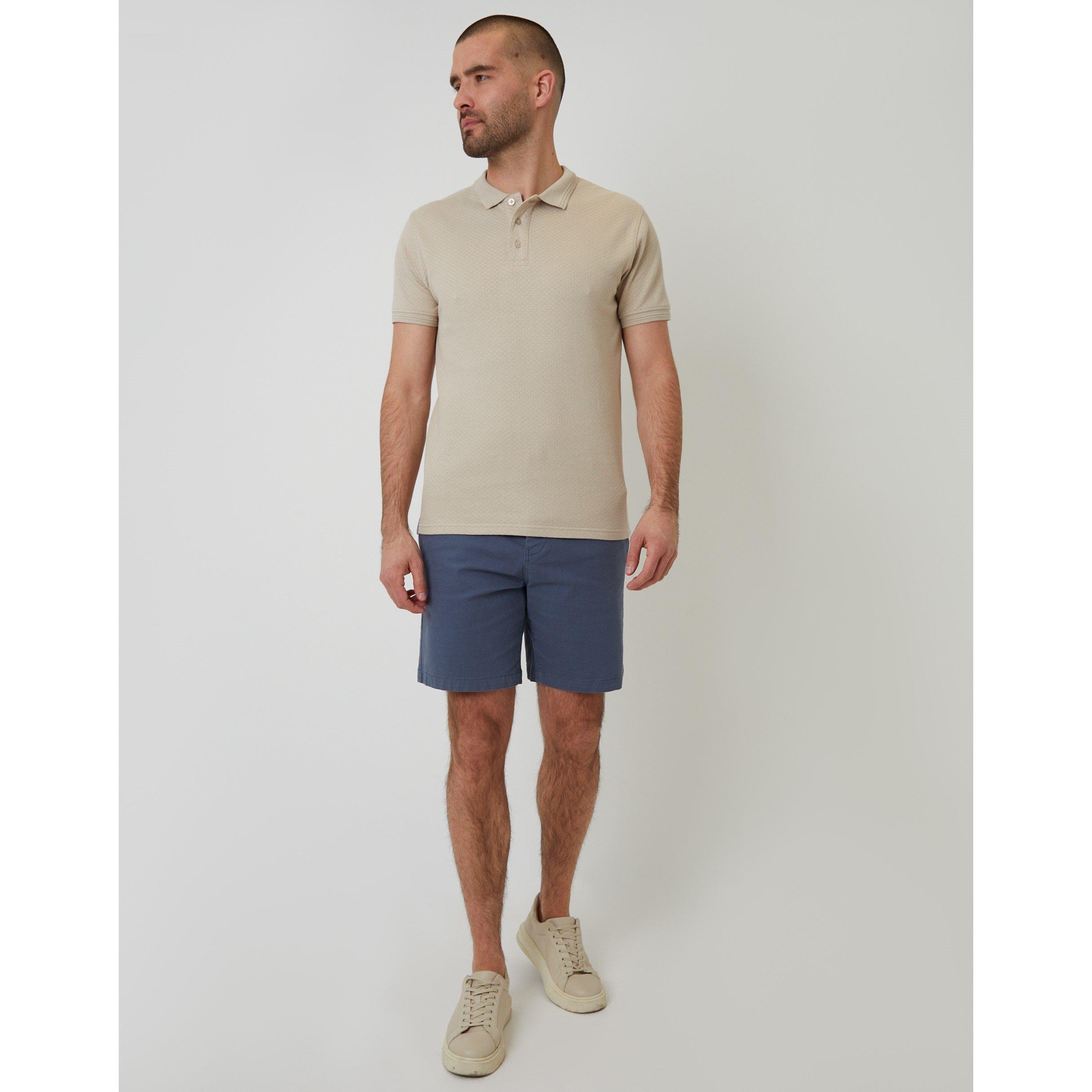  Stone - Threadbare - Men's Rocco Short-Sleeve Polo Shirt - 2