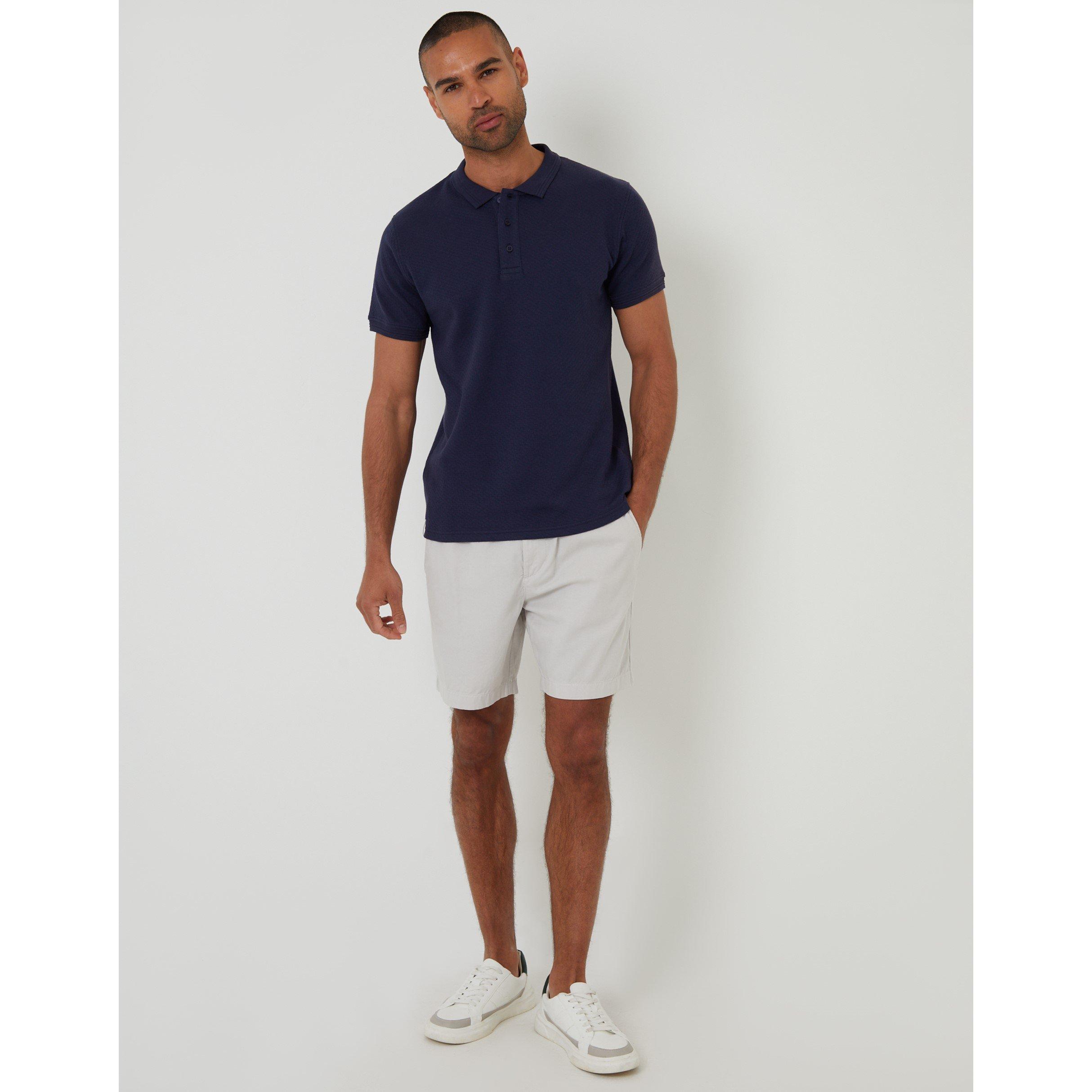 Marineblauw - Threadbare - Rocco Short-Sleeve Polo Shirt - 2