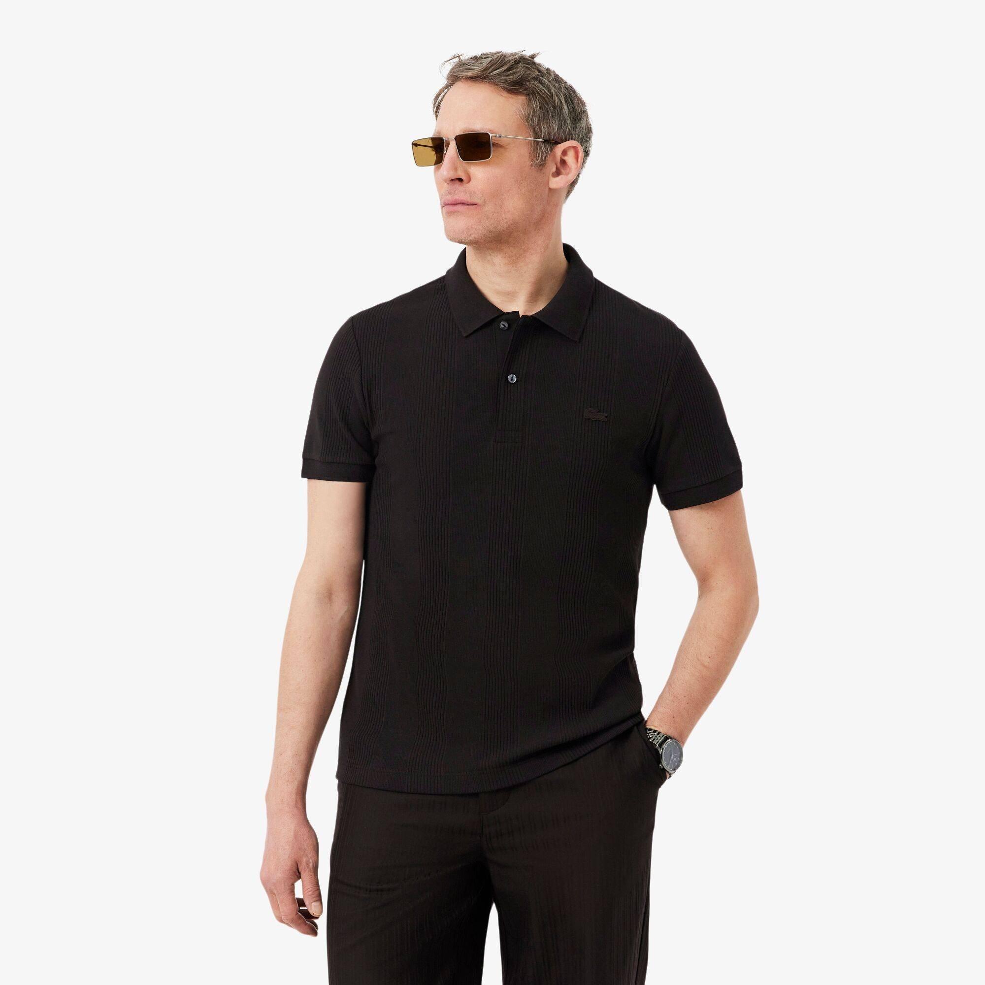 Brown 3LA - Lacoste - Lacoste Stripe Polo Sn63 - 2