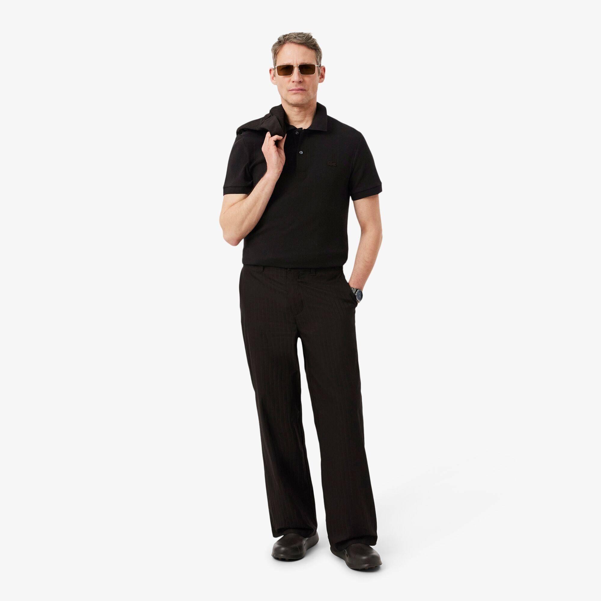 Brown 3LA - Lacoste - Men's Short Sleeve Polo Shirt - 6