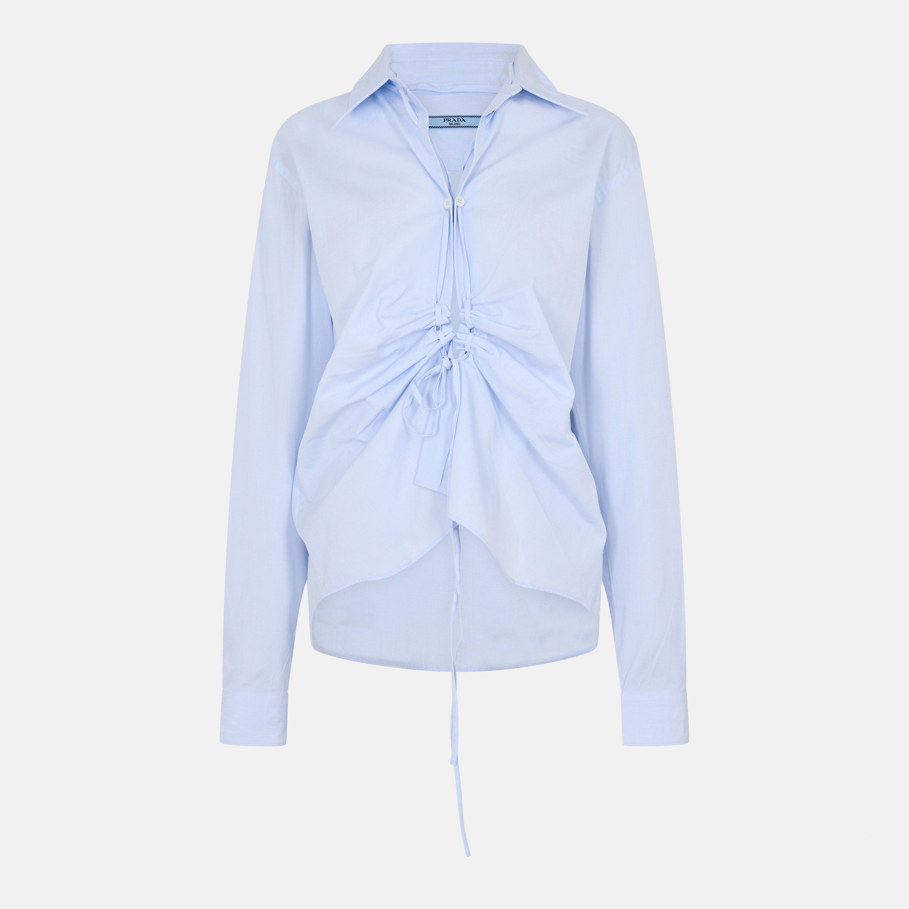 Astro - Prada - Women's Long-Sleeve Tie Blouse - 1