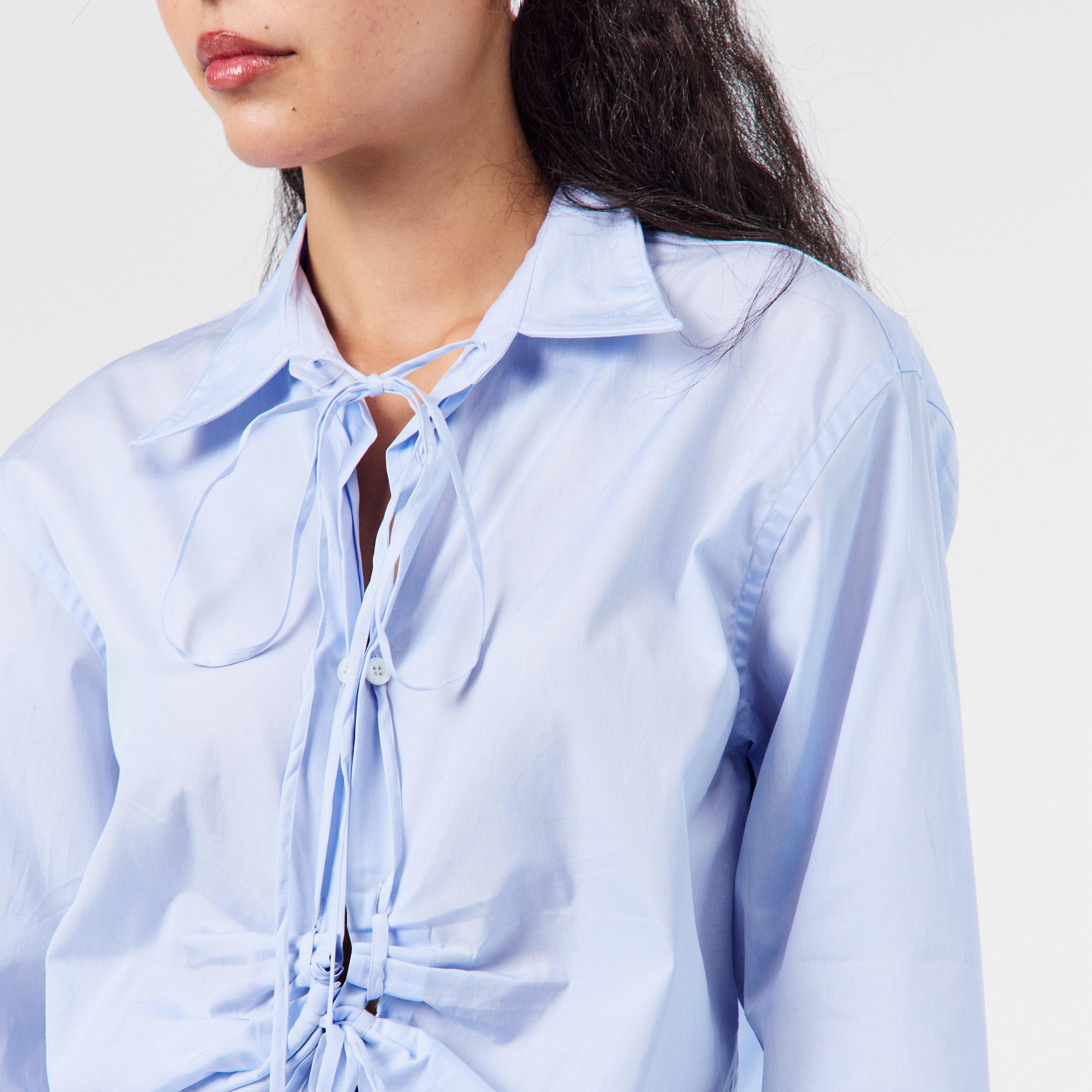 Astro - Prada - Women's Long-Sleeve Tie Blouse - 5