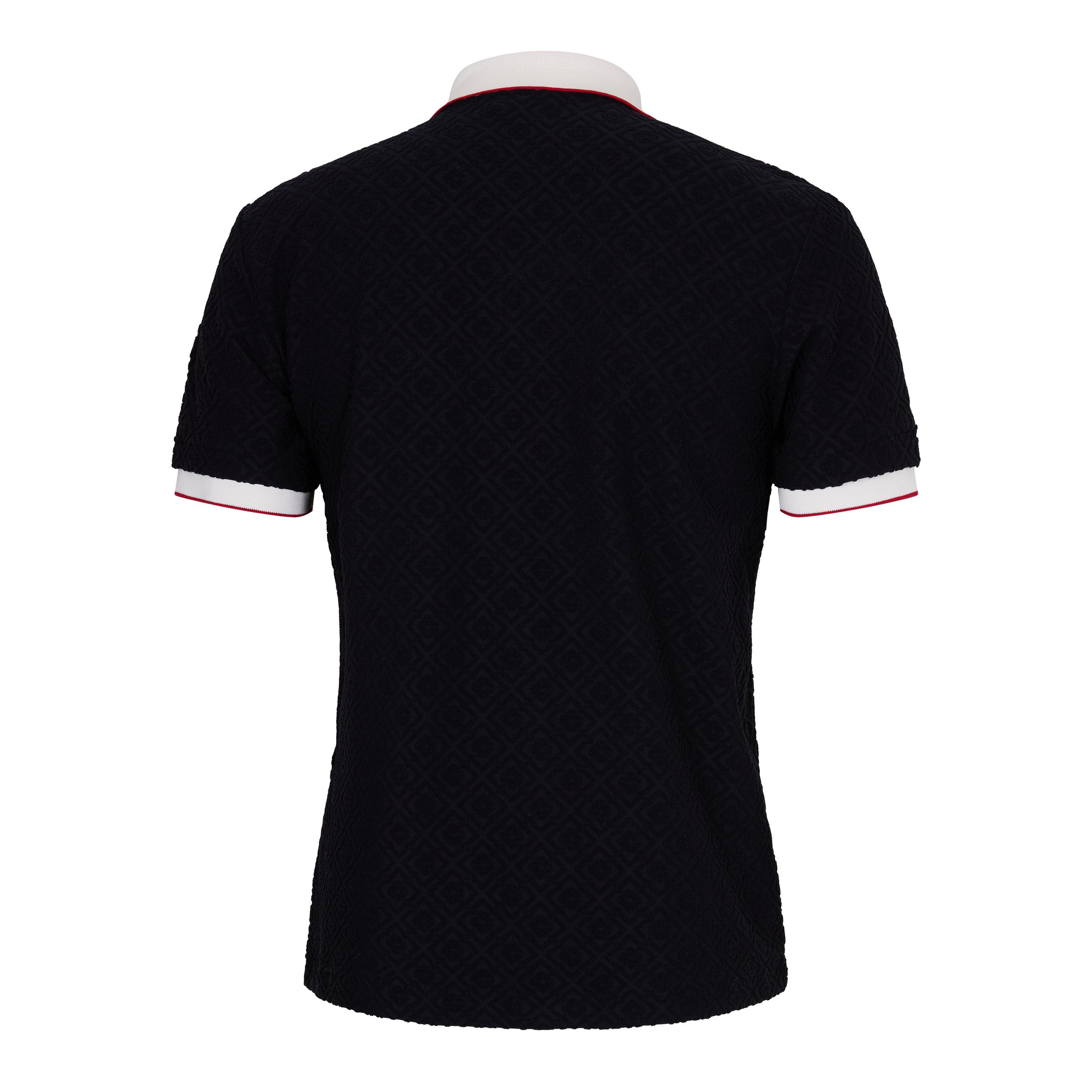 Black - Casablanca - Casa Mono Towl Polo Sn62 - 2