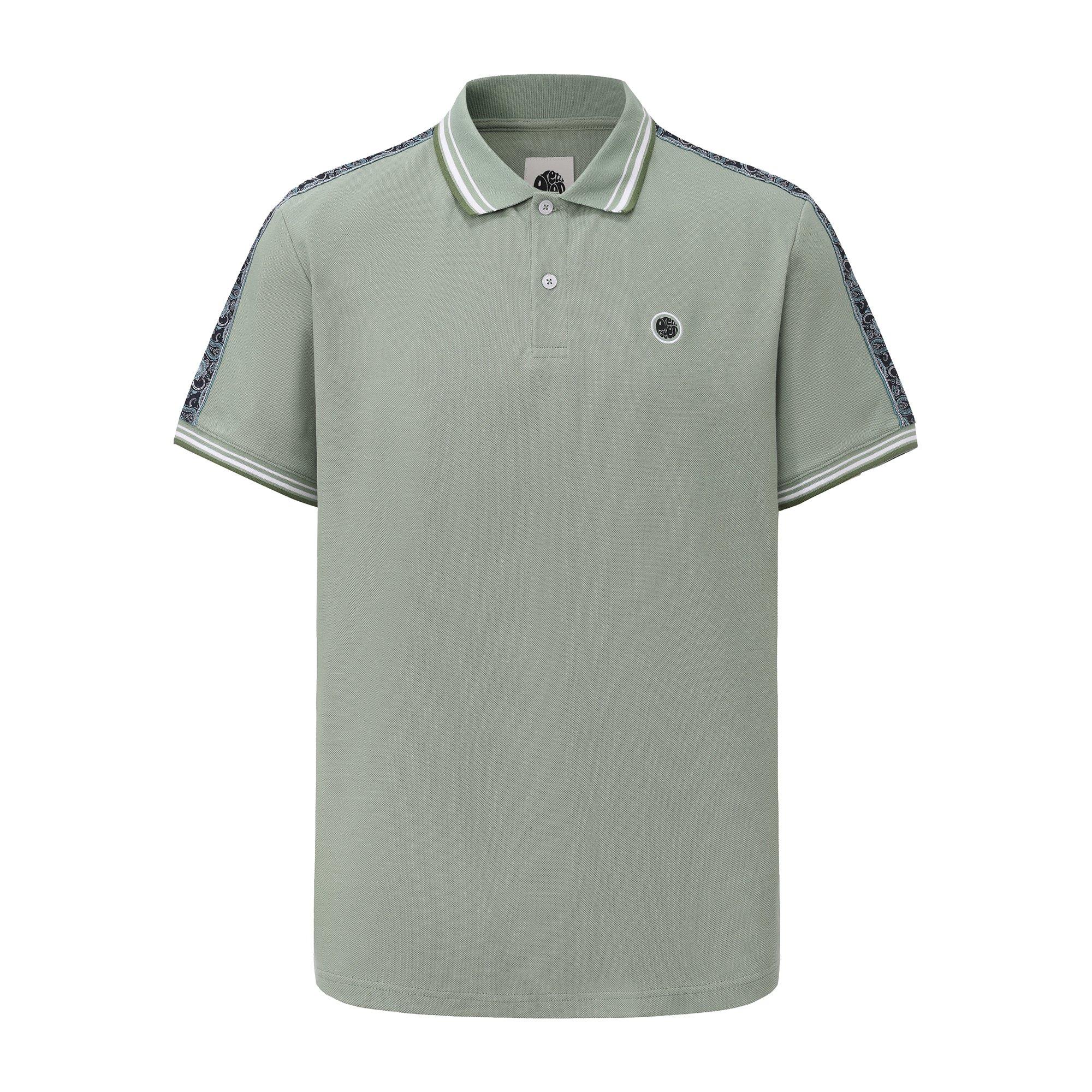 Pretty Green Men's Tape Polo - Light Green - 2X Large