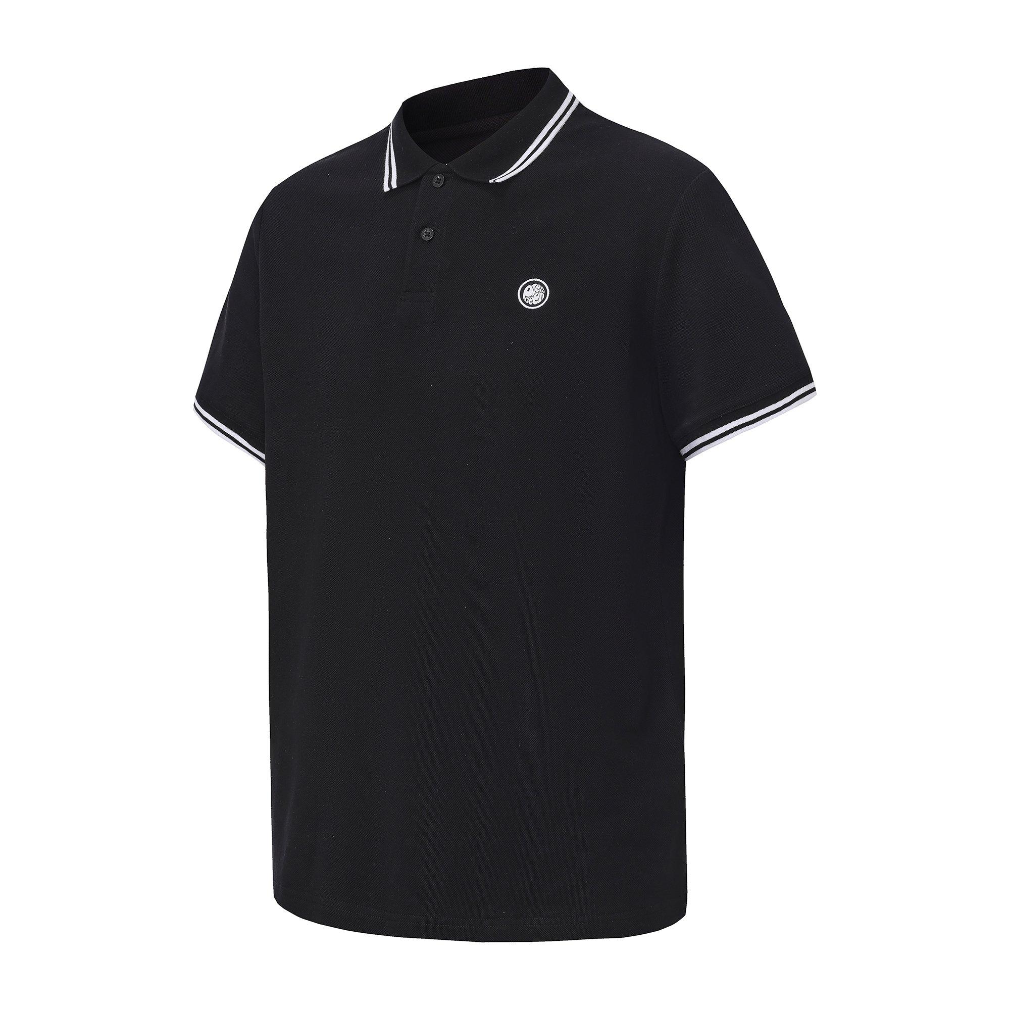 Schwarz - Pretty Green - Tipped Polo Mens - 2