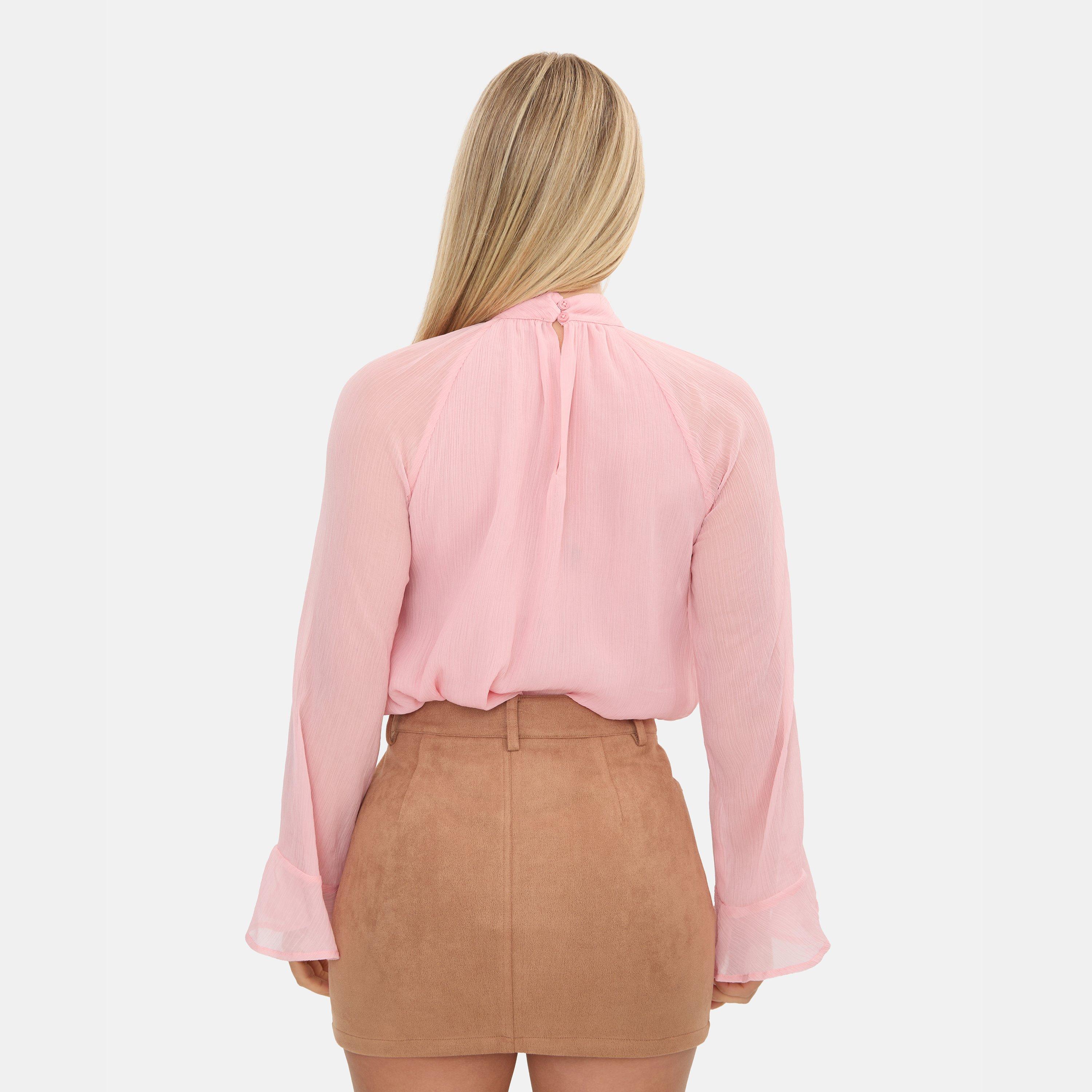 Blush - I Saw It First - Long Sleeve Ruffle Blouse - 2