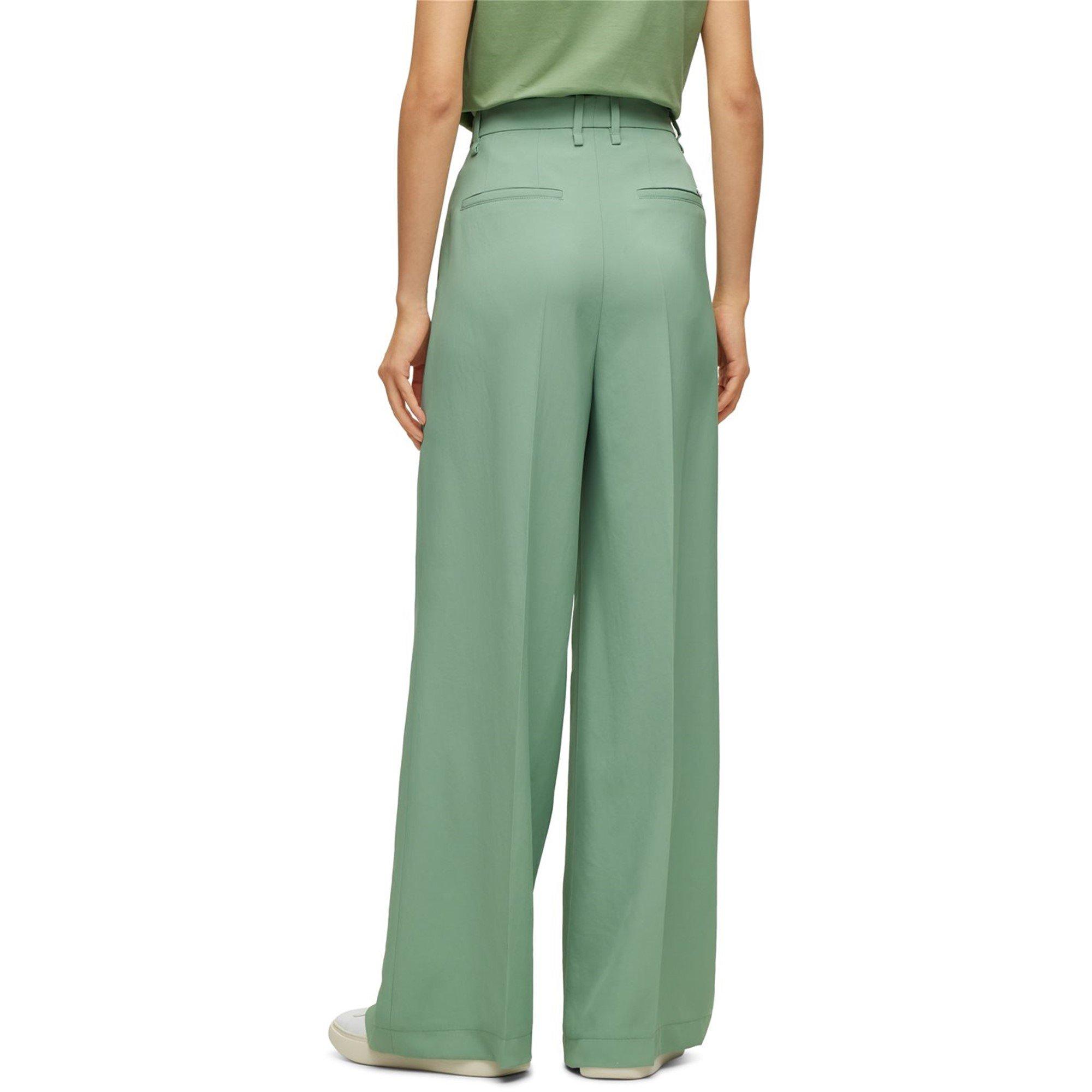 Open Green - Boss - Women's Tikela Straight Trousers - 3