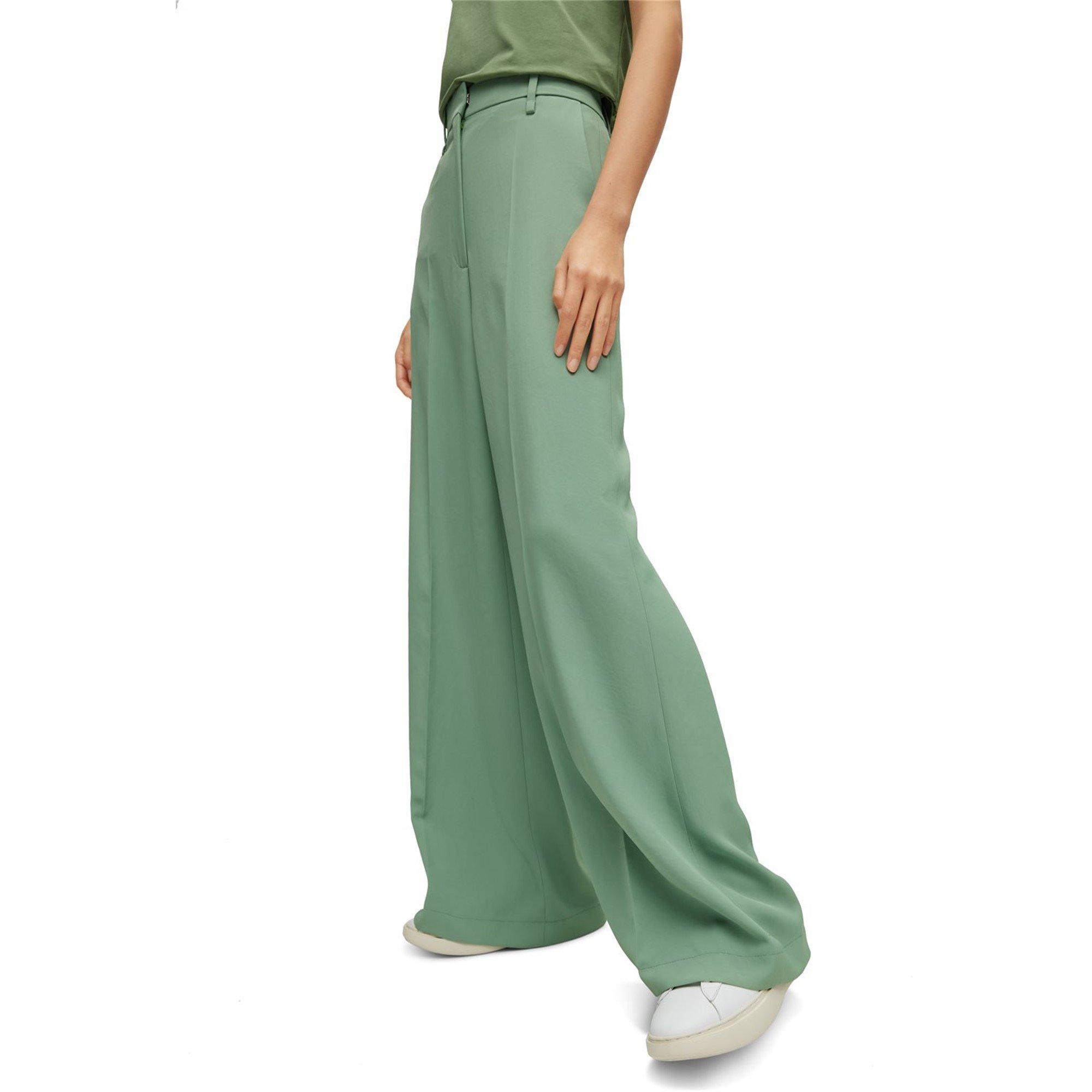 Open Green - Boss - Women's Tikela Straight Trousers - 4