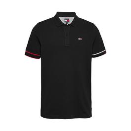 Tommy Jeans Men's TJ Slim Flag Short-Sleeve Polo Shirt
