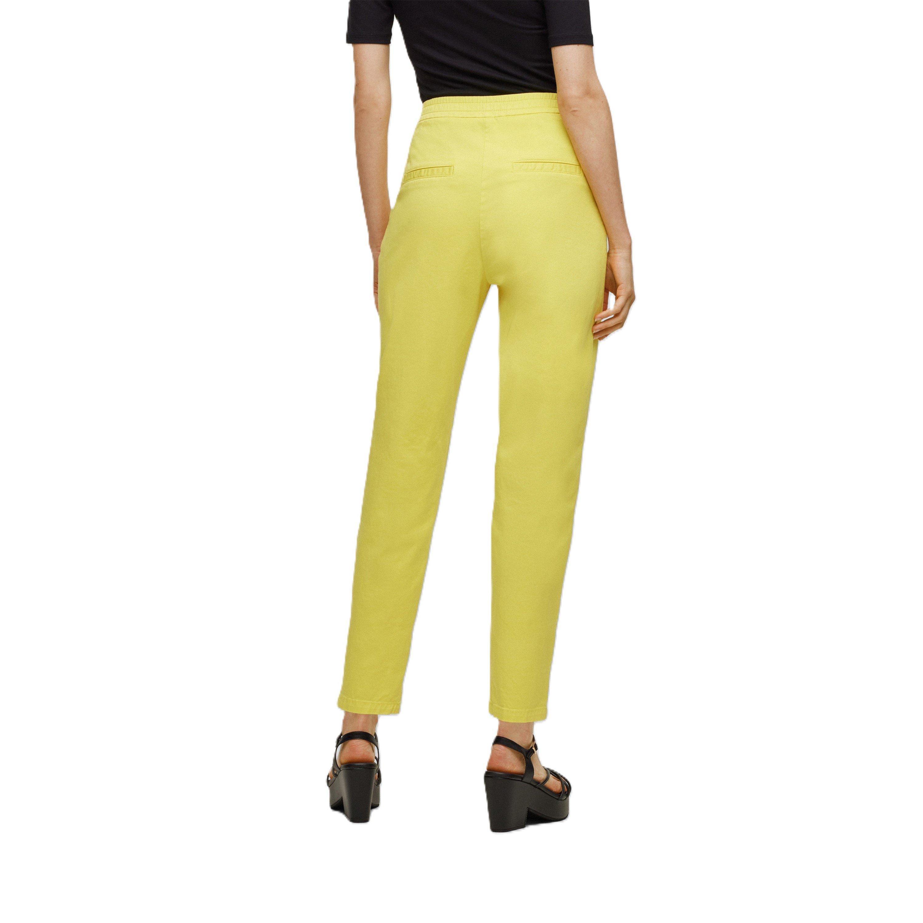 Open Yellow - Boss - Women's Tolinda-D Straight Trousers - 2