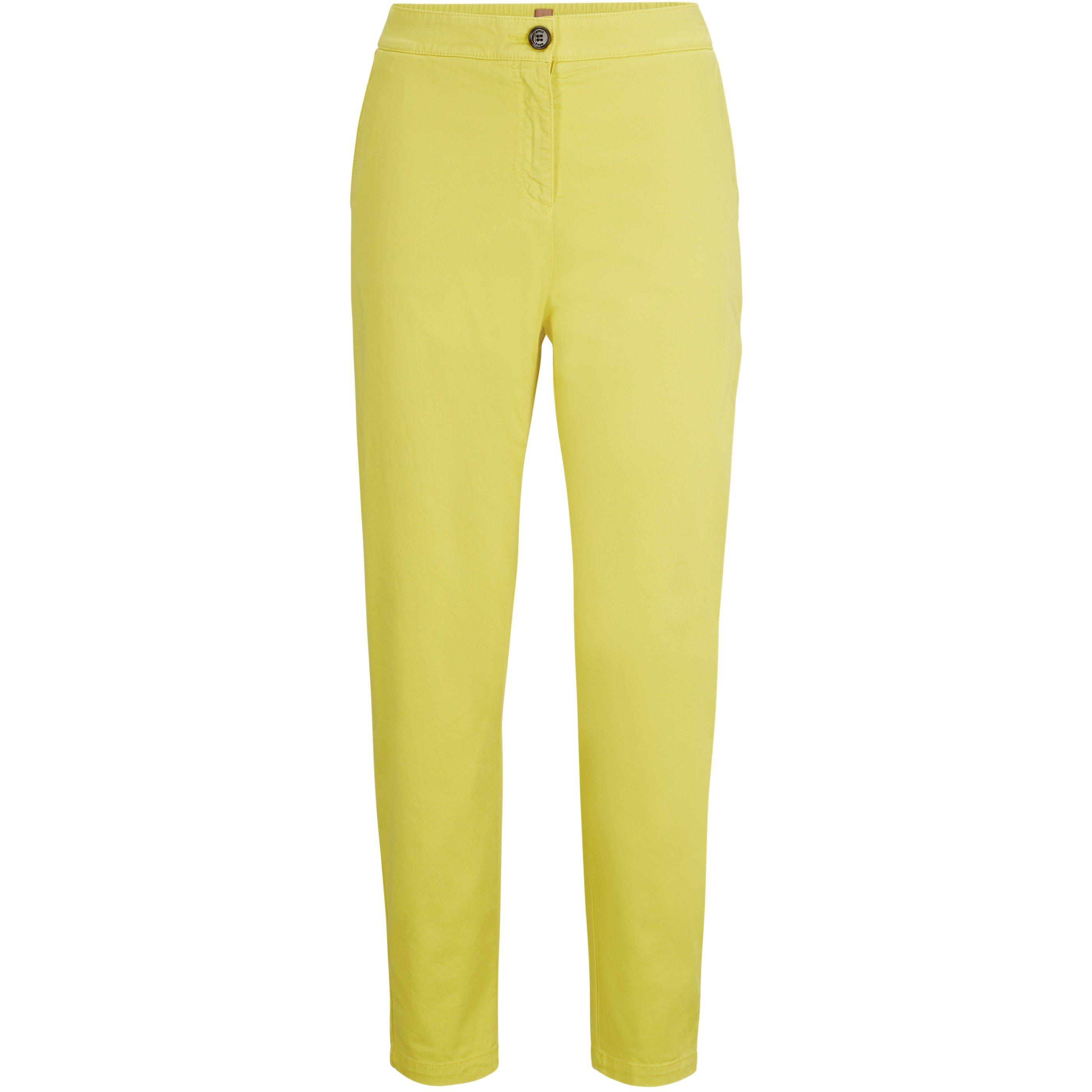 Open Yellow - Boss - Women's Tolinda-D Straight Trousers - 4