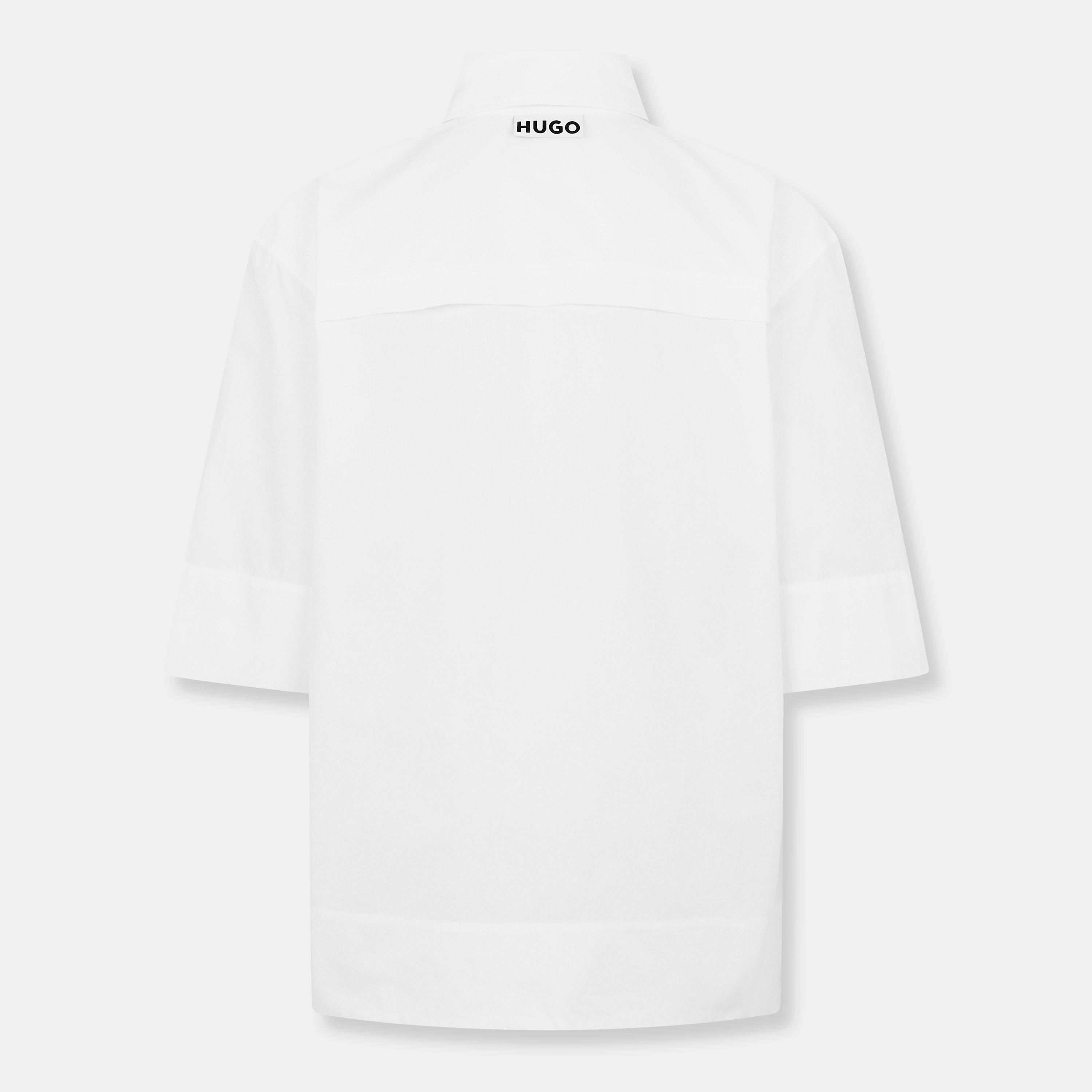 White - Hugo - Women's Emita Long-Sleeve Blouse - 2