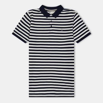 Farah Unisex Kids YD Stripe Short Sleeve Polo Shirt
