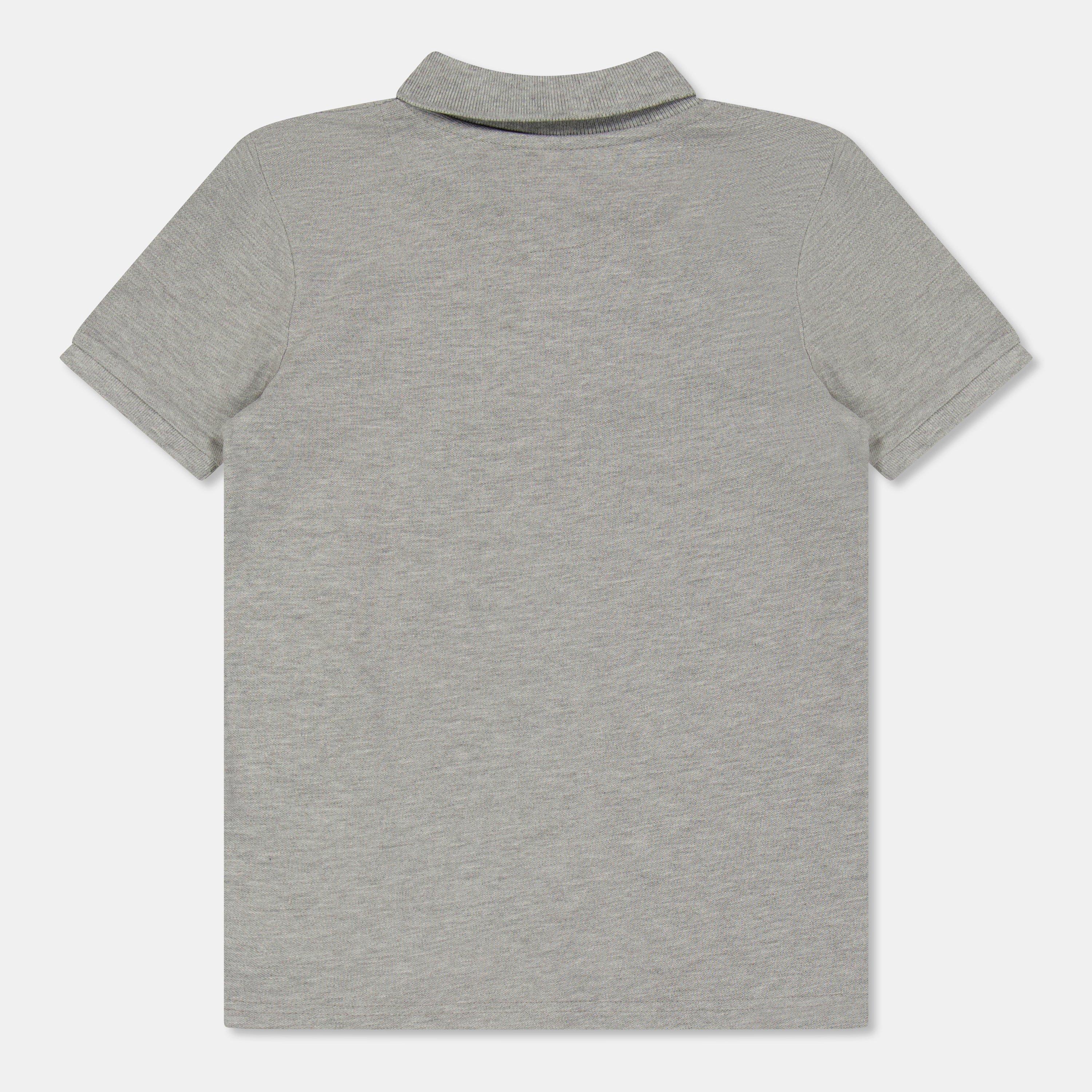Grey - Farah - Kids' Bugsworth Short Sleeve Polo Shirt - 2