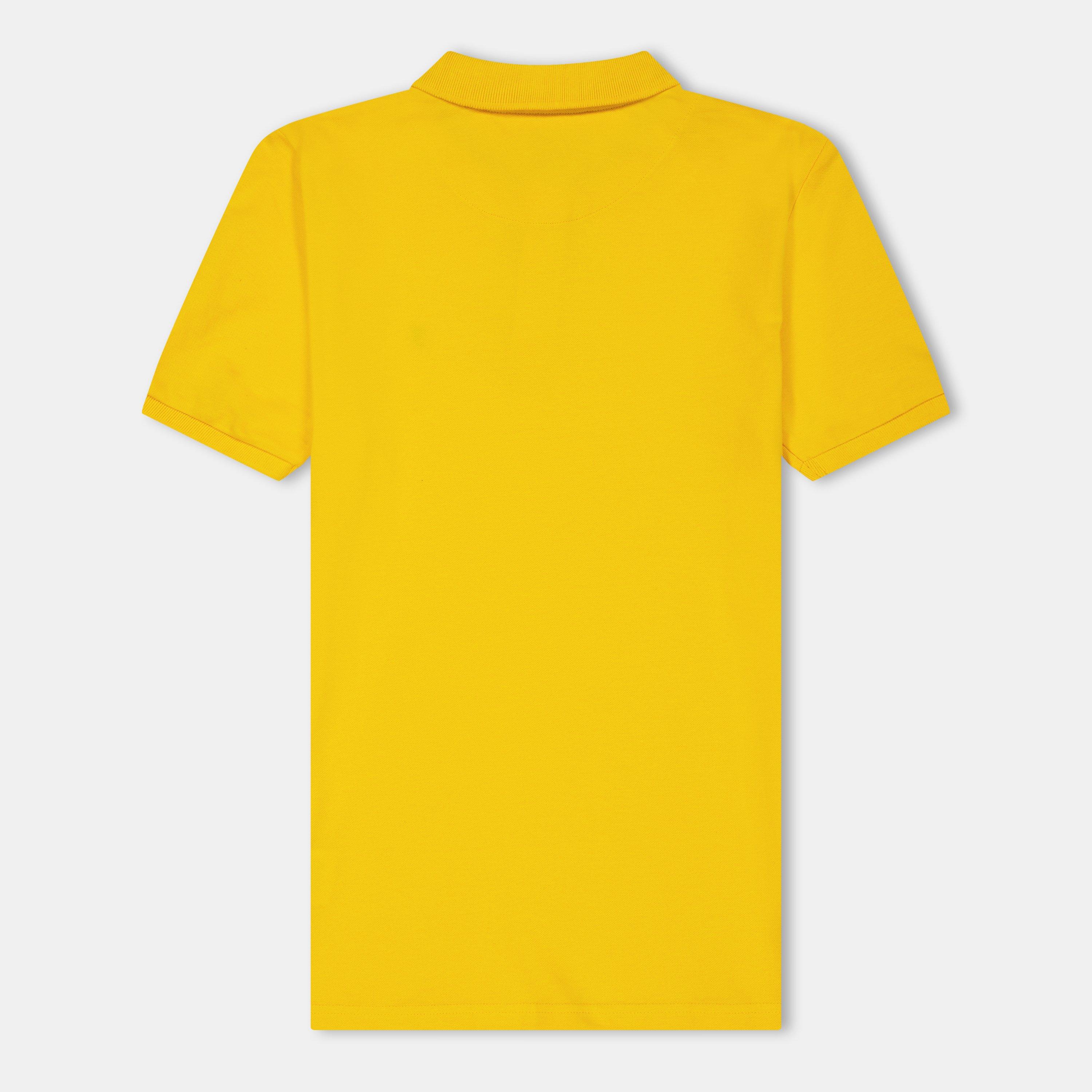 Yellow - Farah - Unisex Kids' Bugsworth Short Sleeve Polo Shirt - 2