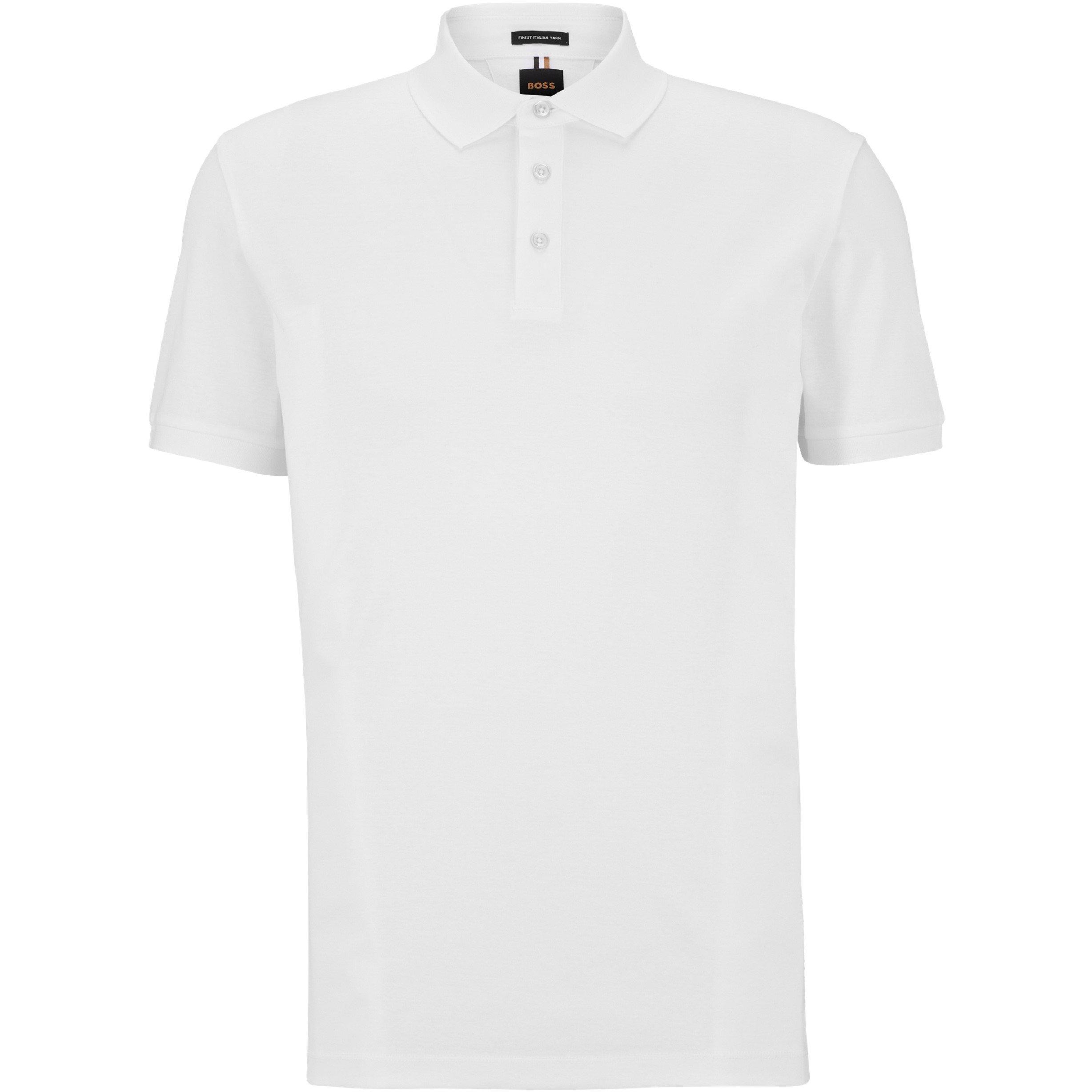 White - Boss - Men's T Perry Short Sleeve Polo Shirt - 4