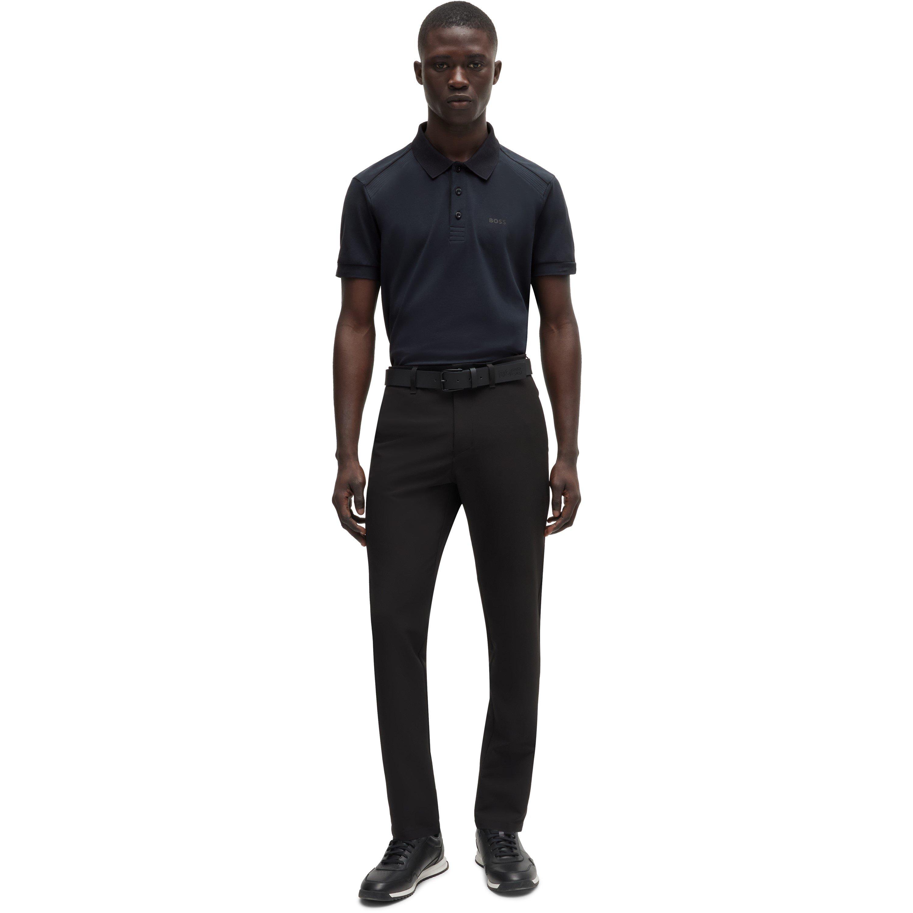 Dark Blue - Boss - Men's Paddy 4 Short Sleeve Polo Shirt - 5