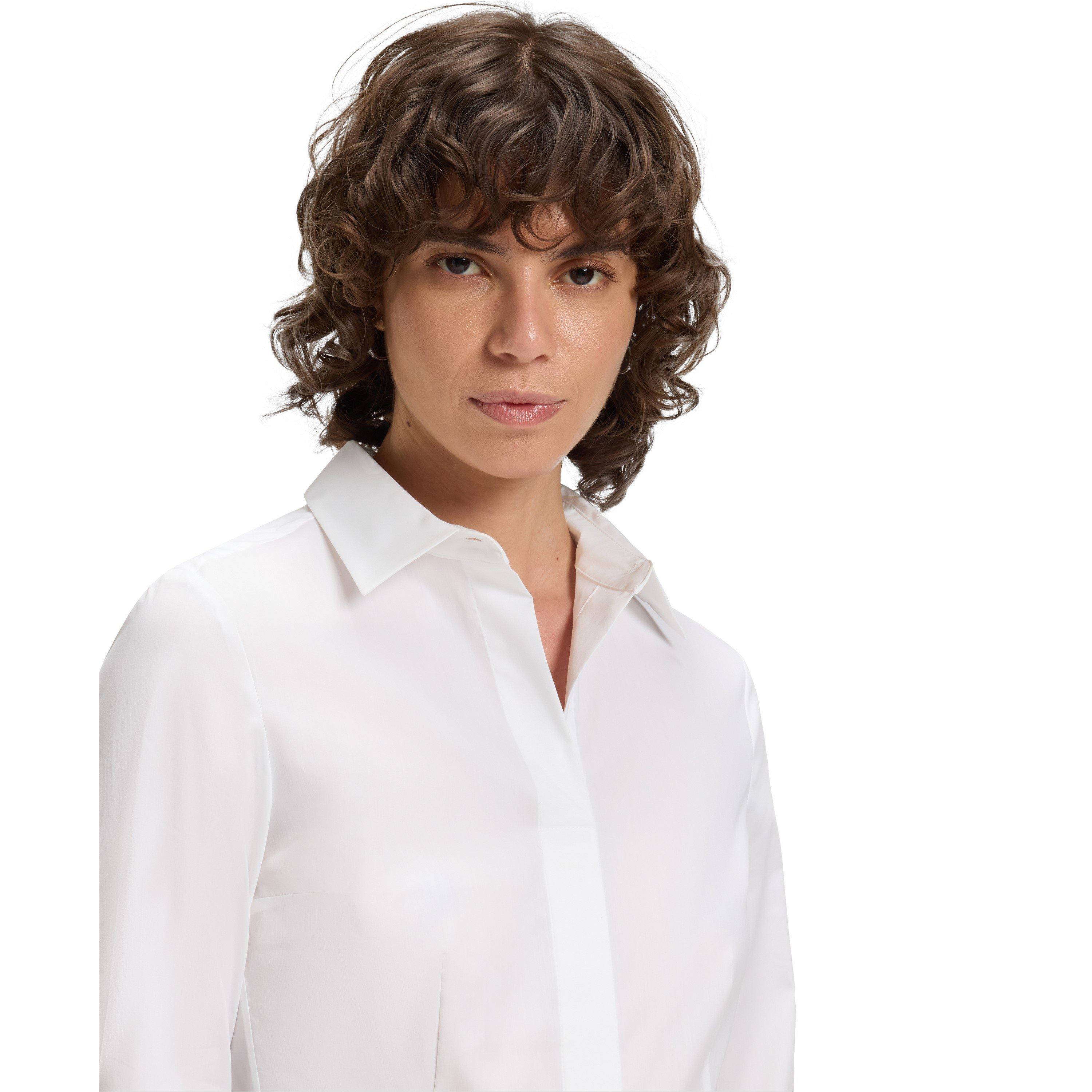 White - Boss - Women's Bashinah Long-Sleeve Blouse - 5