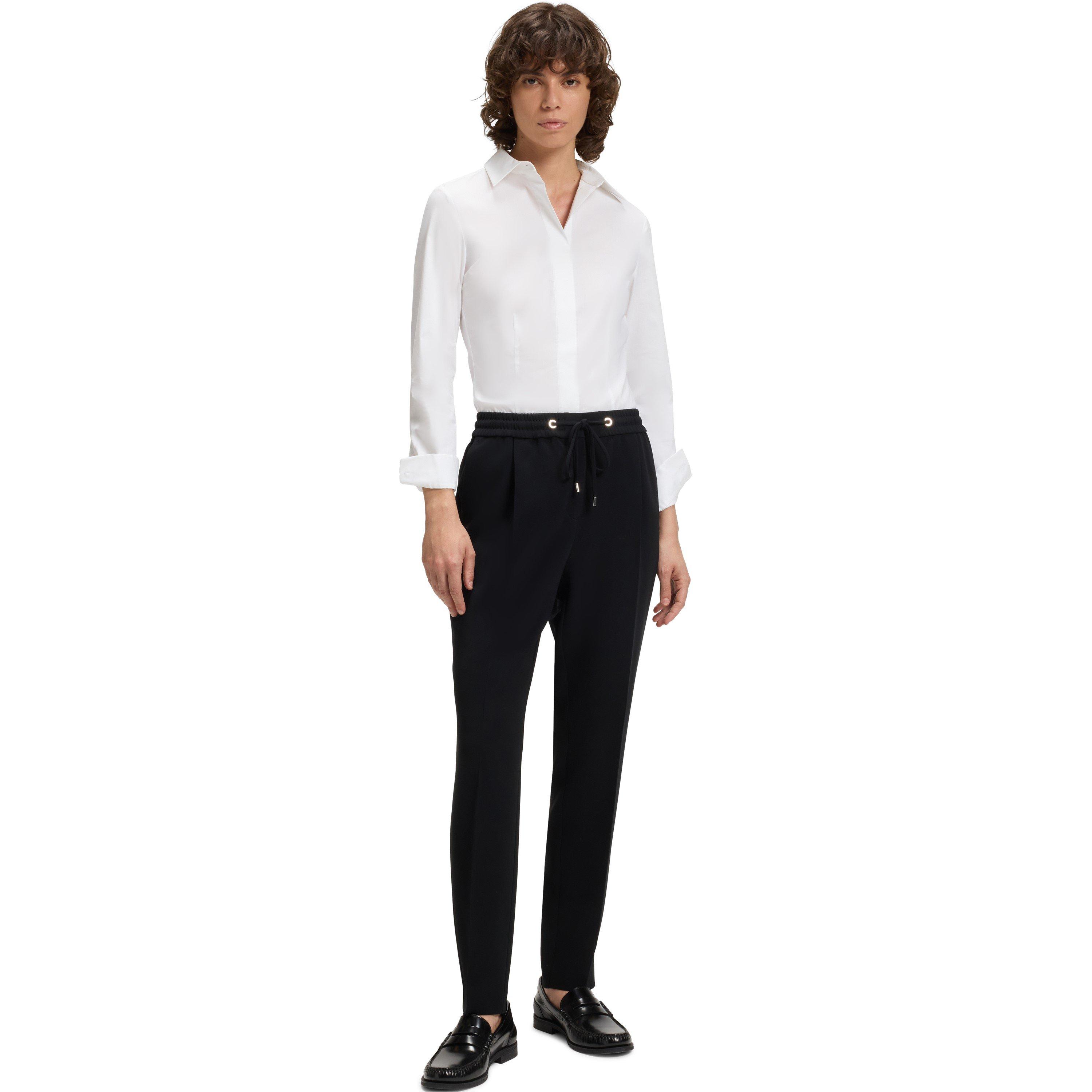 White - Boss - Women's Bashinah Long-Sleeve Blouse - 6