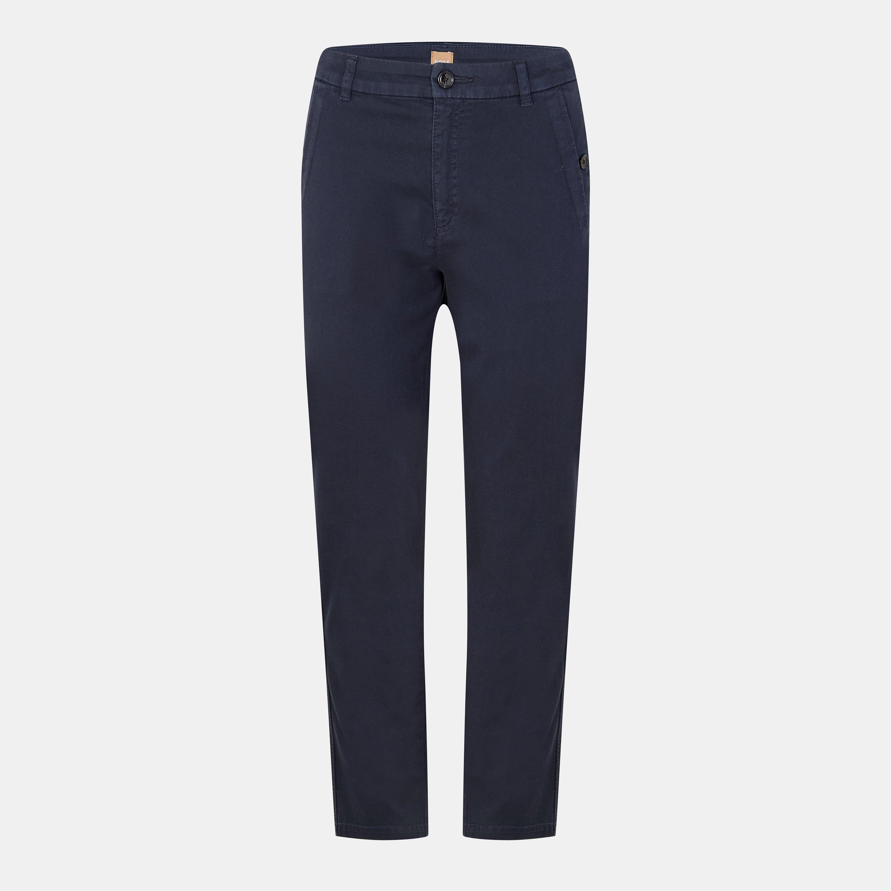 Dark Blue - Boss - Women's C Tashina-D Straight Trousers - 1