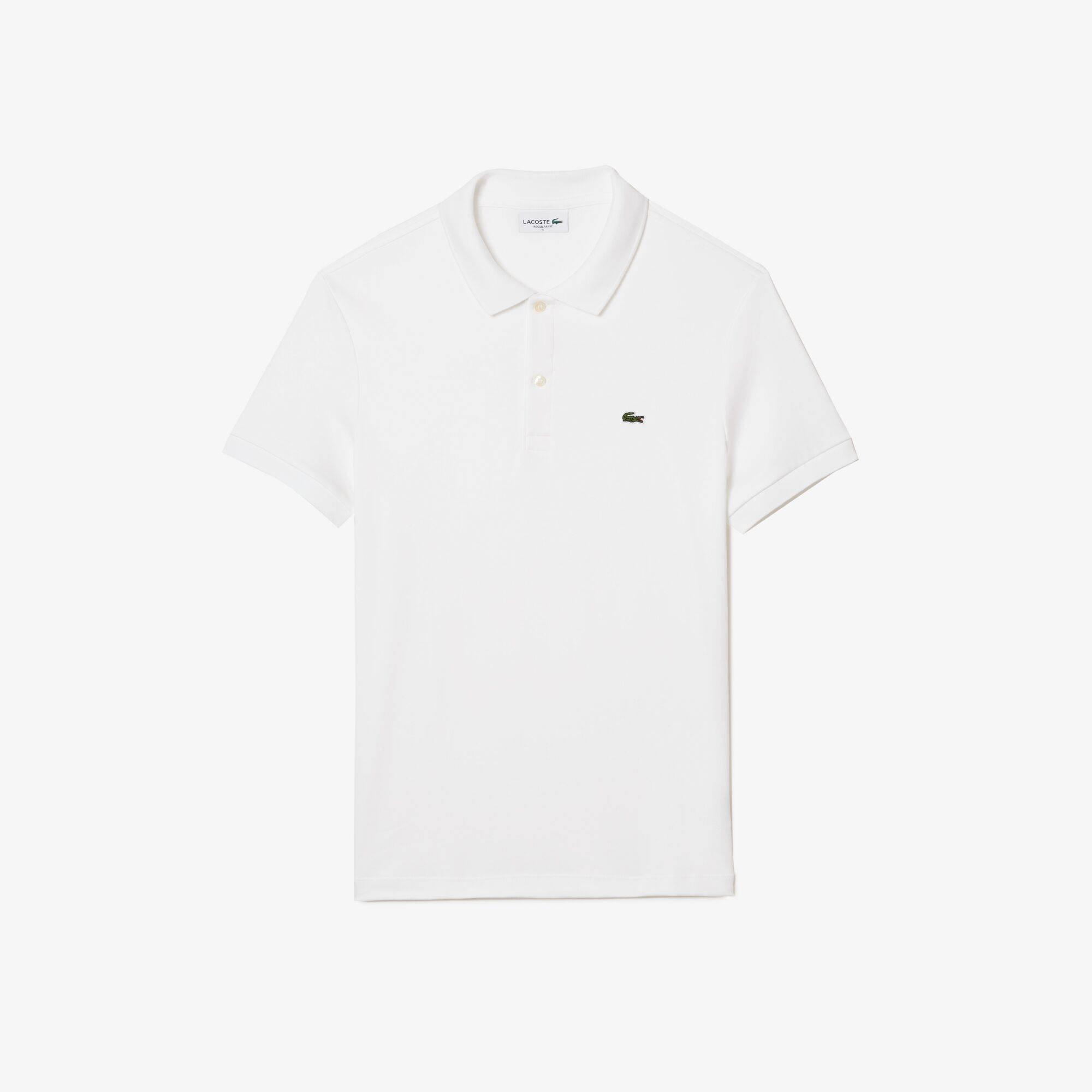 Lacoste Pima Polo Shirt - White 001 - M