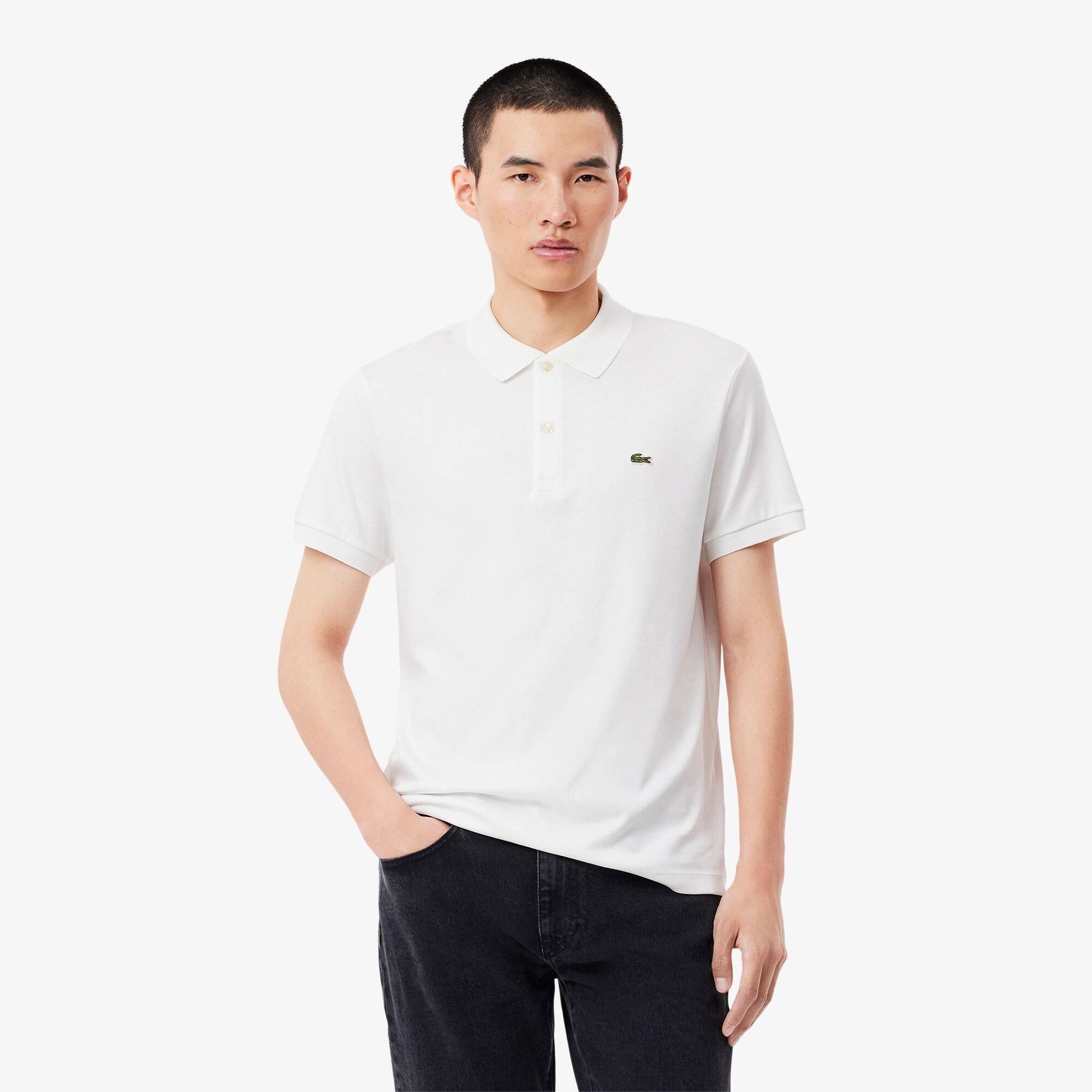 White 001 - Lacoste - Pima Polo Shirt - 2