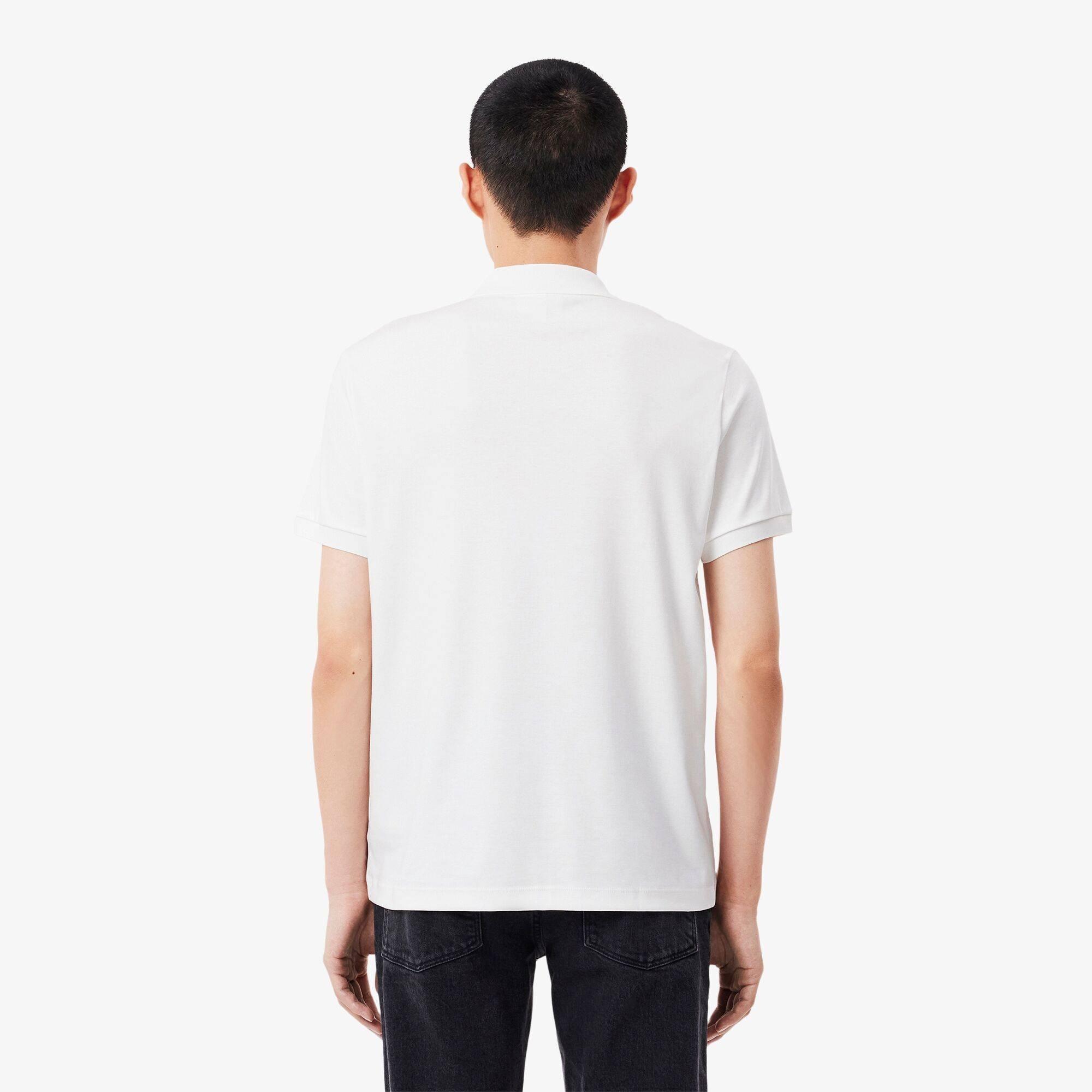 White 001 - Lacoste - Pima Polo Shirt - 3