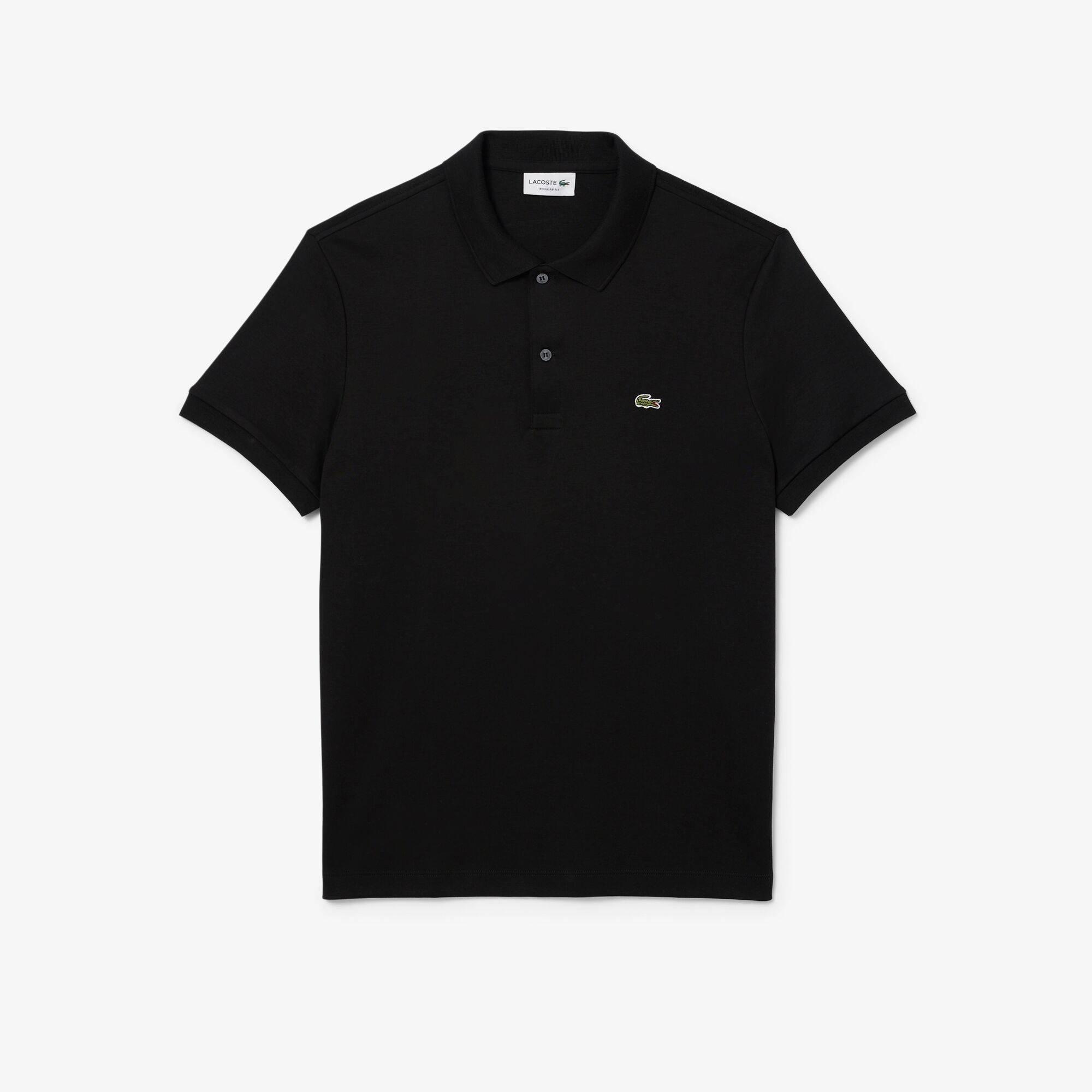 Lacoste Men's Black 031 Pima Polo Shirt - L